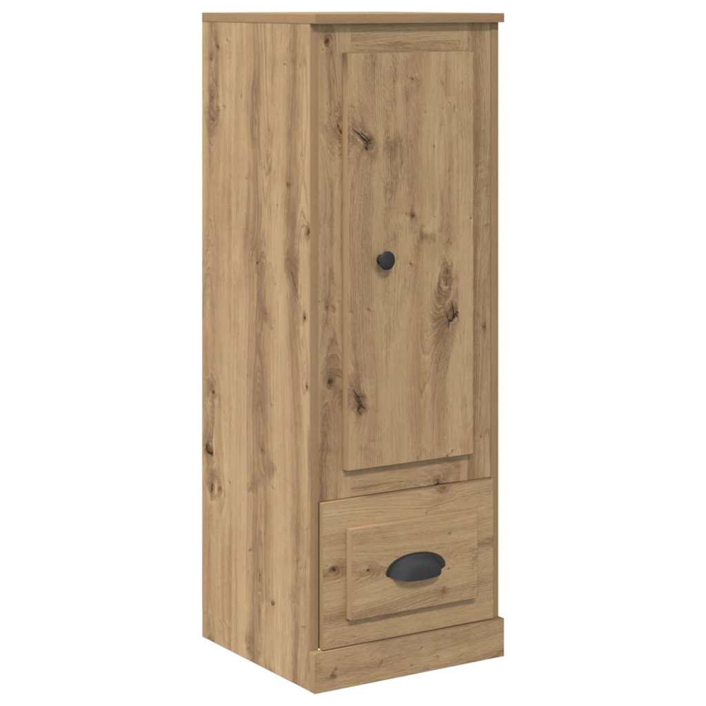 Hoge kast met lade 3 pcs Artisan Eiken Bewerkt hout is nu te koop bij PeponiXL, paradijselijk wonen!