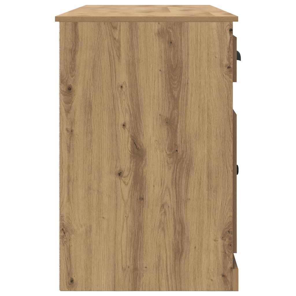 Bureau met kast Artisan Eiken 154,5 x 50 x 75 cm Bewerkt hout is nu te koop bij PeponiXL, paradijselijk wonen!