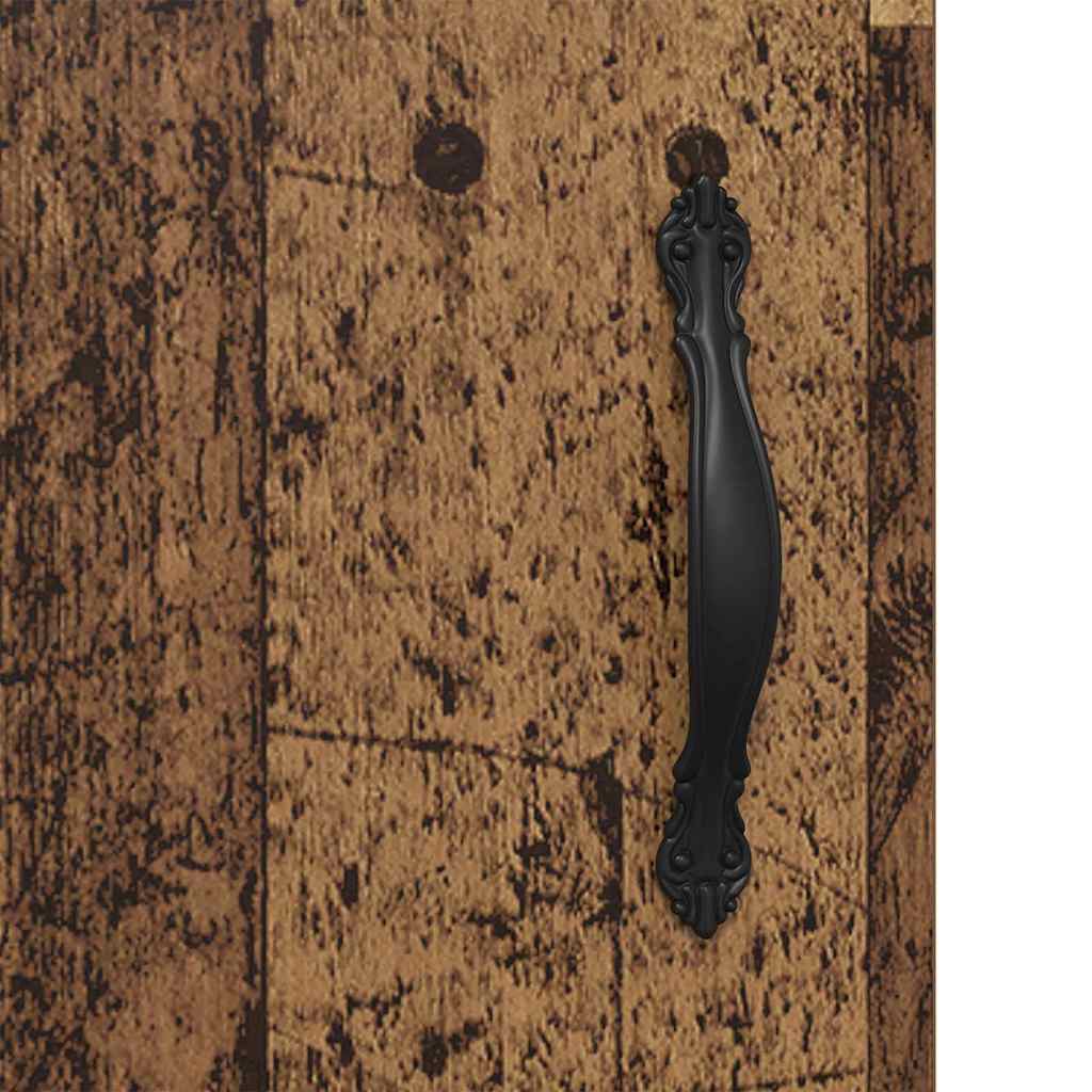 Wandkasten 2 pcs Oud Hout 69,5 x 34 x 90 cm Bewerkt hout is nu te koop bij PeponiXL, paradijselijk wonen!