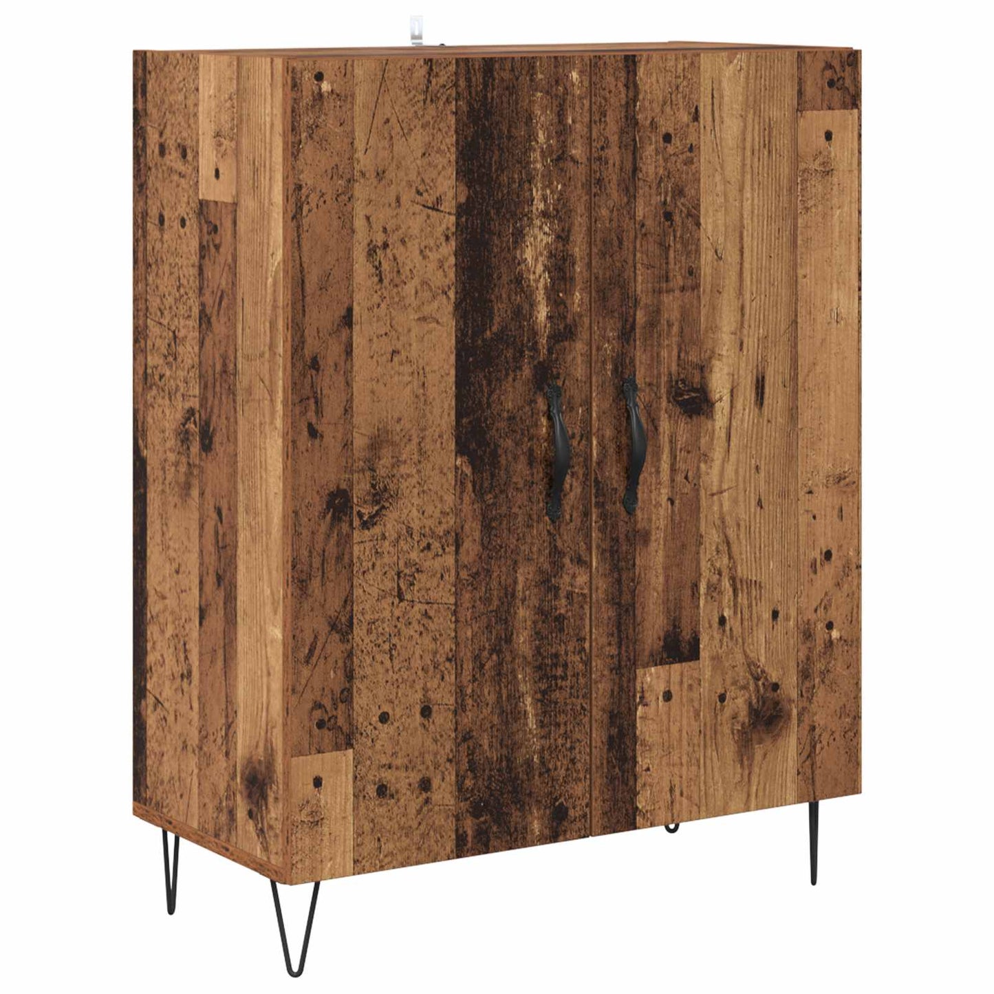 Hoge kast Oud Hout 69,5 x 34 x 180 cm Bewerkt hout is nu te koop bij PeponiXL, paradijselijk wonen!