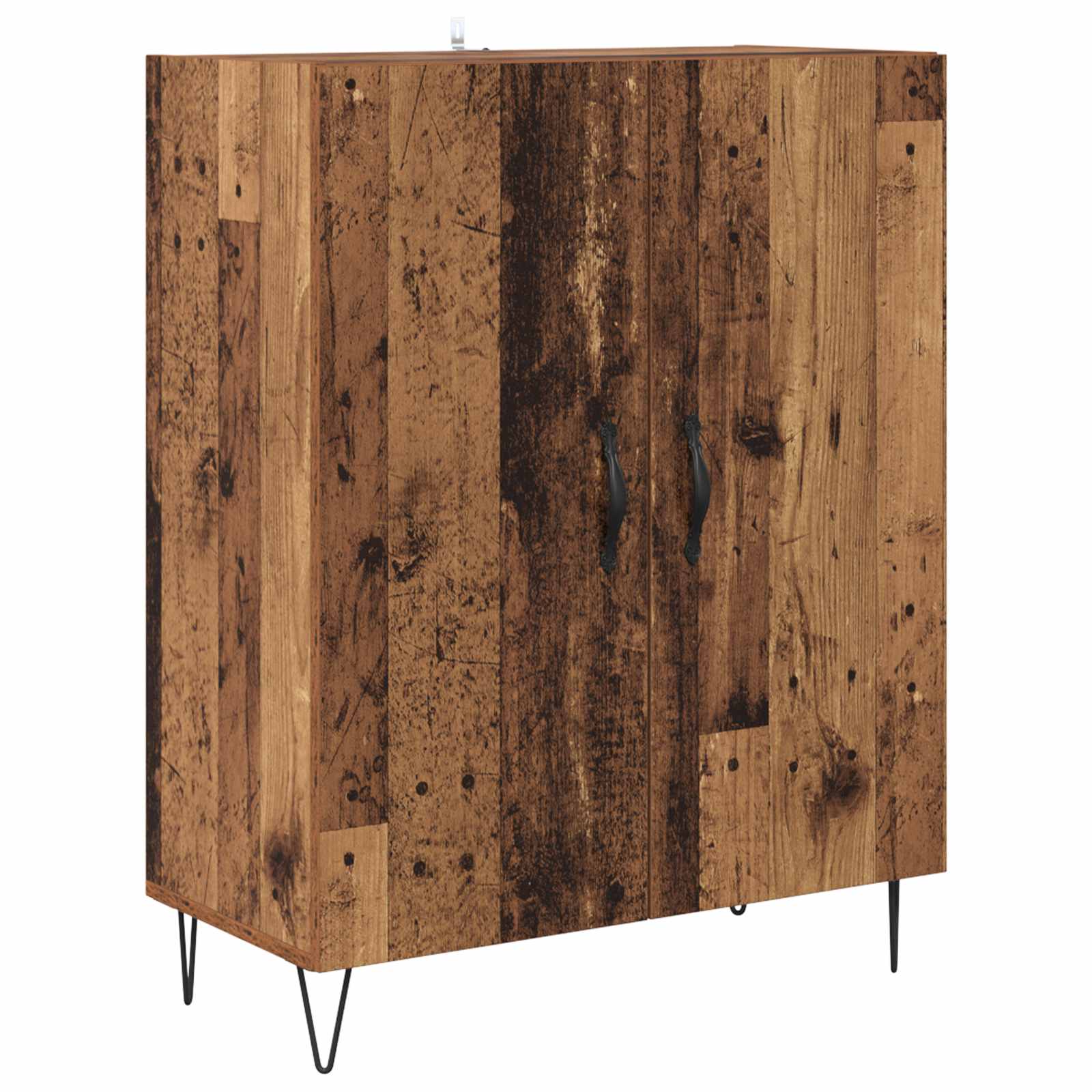 Hoge kast Oud Hout 69,5 x 34 x 180 cm Bewerkt hout is nu te koop bij PeponiXL, paradijselijk wonen!