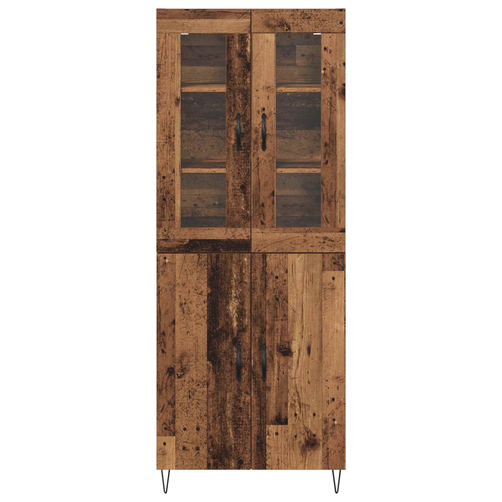 Hoge kast Oud Hout 69,5 x 34 x 180 cm Bewerkt hout is nu te koop bij PeponiXL, paradijselijk wonen!