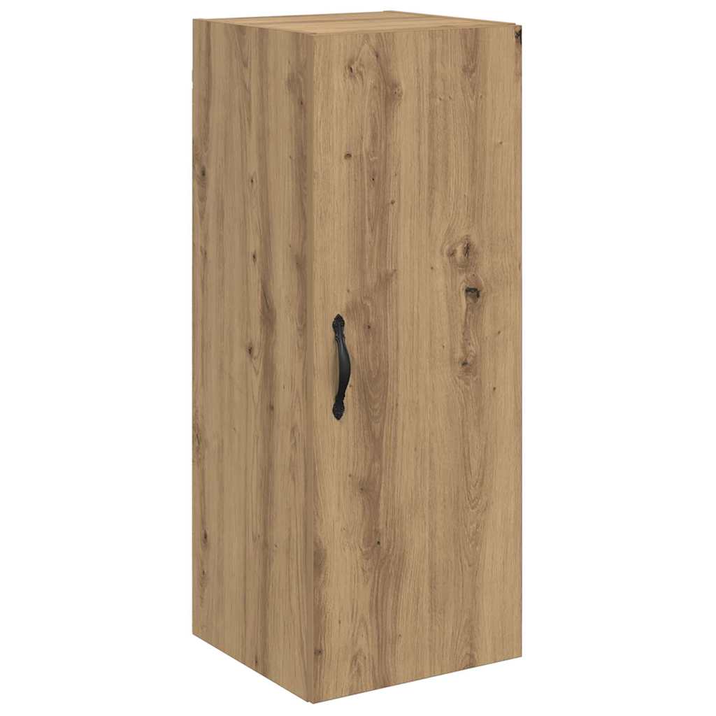 Highboard met lade Artisan Eiken 34,5 x 34 x 90 cm Bewerkt hout is nu te koop bij PeponiXL, paradijselijk wonen!