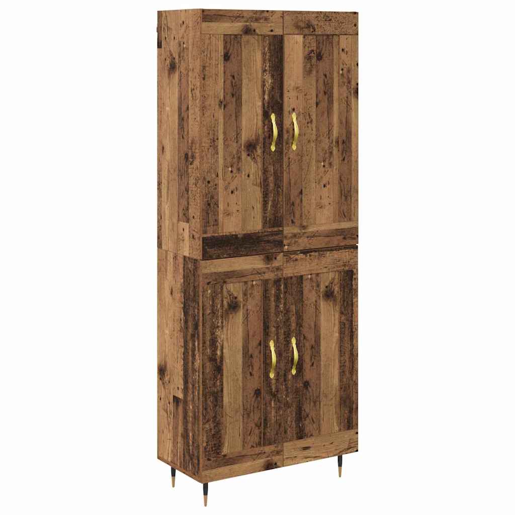 Highboard Oud Hout 69,5 x 34 x 90 cm Bewerkt hout is nu te koop bij PeponiXL, paradijselijk wonen!