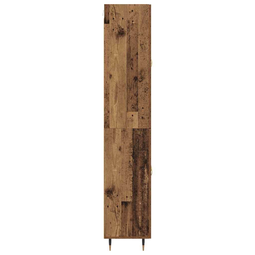 Highboard Oud Hout 69,5 x 34 x 90 cm Bewerkt hout is nu te koop bij PeponiXL, paradijselijk wonen!