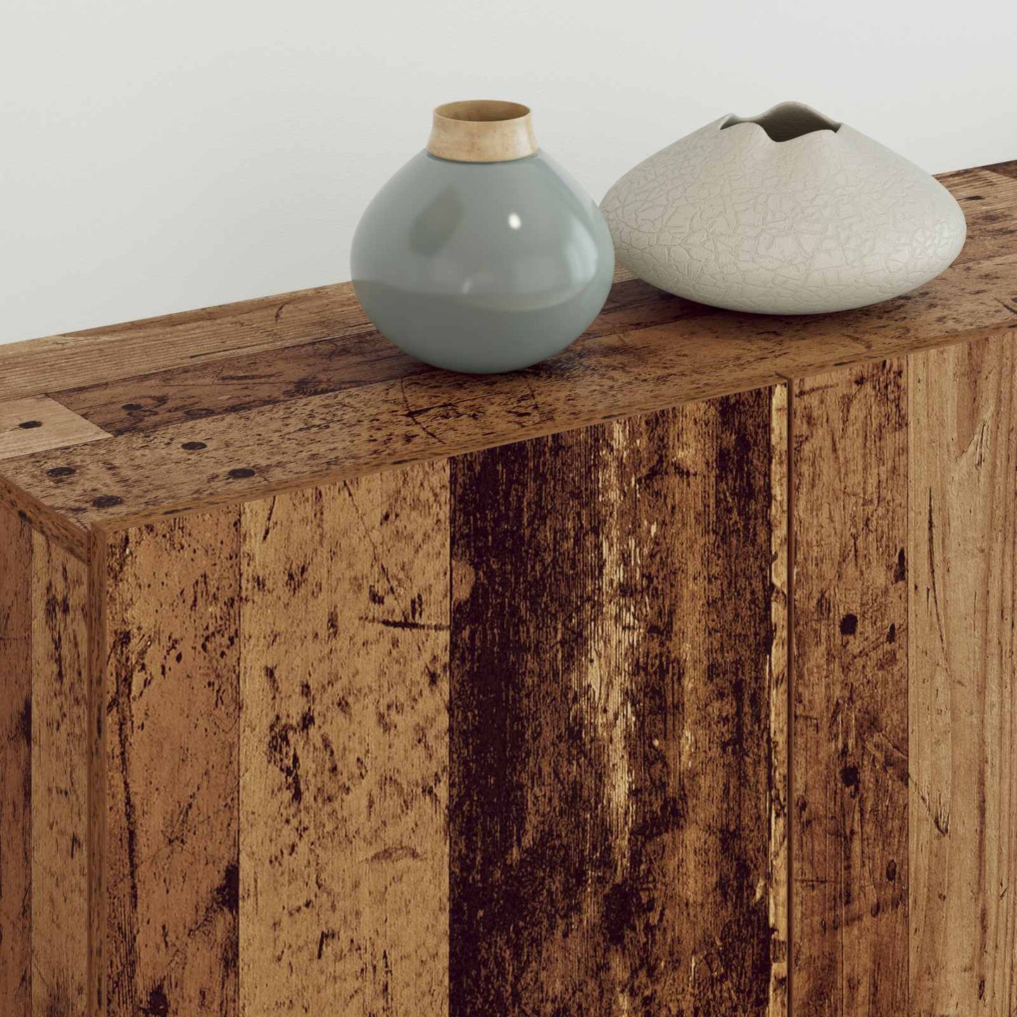 TV-kast Wandgemonteerd 4 pcs Oud Hout Bewerkt hout is nu te koop bij PeponiXL, paradijselijk wonen!