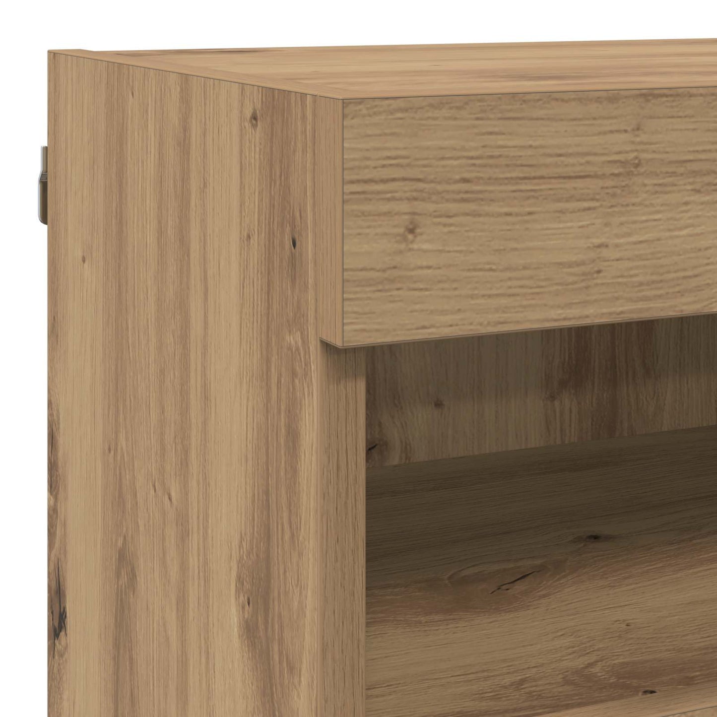 TV Wandkast Set Wandgemonteerd 7 pcs Artisan Eiken Bewerkt hout is nu te koop bij PeponiXL, paradijselijk wonen!