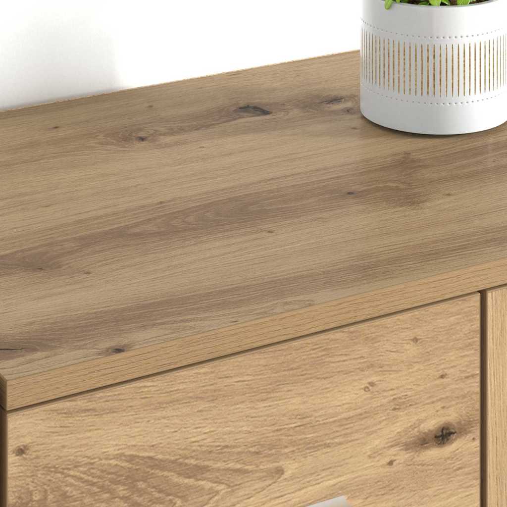 Dressoirs met lade Corona 2 pcs Artisan Eiken 59 x 39 x 80 cm is nu te koop bij PeponiXL, paradijselijk wonen!