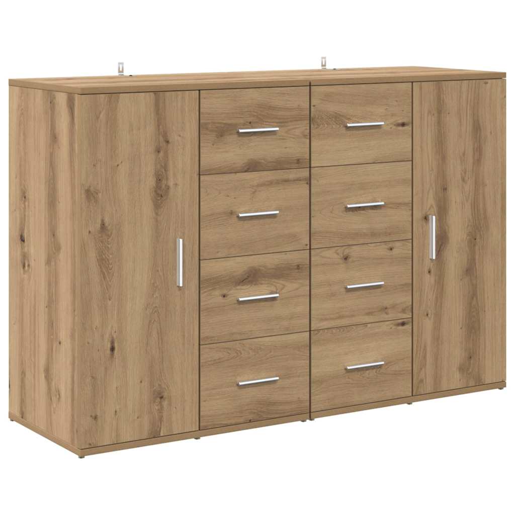 Dressoirs met lade Corona 2 pcs Artisan Eiken 59 x 39 x 80 cm is nu te koop bij PeponiXL, paradijselijk wonen!