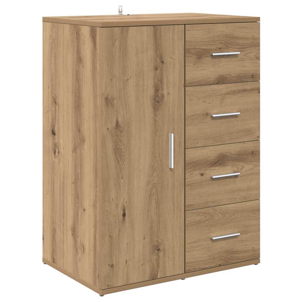 Dressoirs met lade Corona 2 pcs Artisan Eiken 59 x 39 x 80 cm is nu te koop bij PeponiXL, paradijselijk wonen!