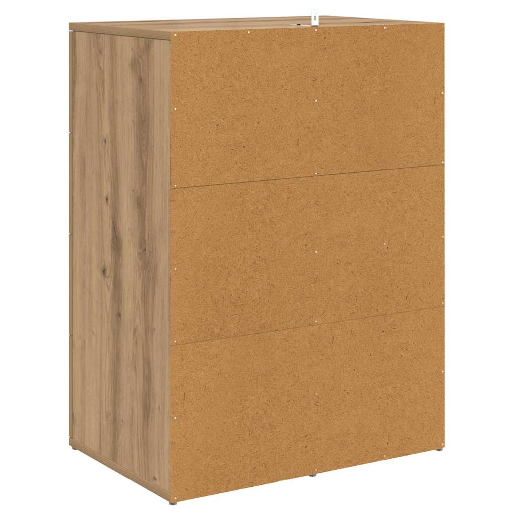 Dressoirs met lade Corona 2 pcs Artisan Eiken 59 x 39 x 80 cm is nu te koop bij PeponiXL, paradijselijk wonen!