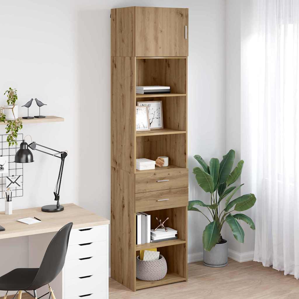 Highboard Artisan Eiken 50 x 42,5 x 225 cm Bewerkt hout is nu te koop bij PeponiXL, paradijselijk wonen!