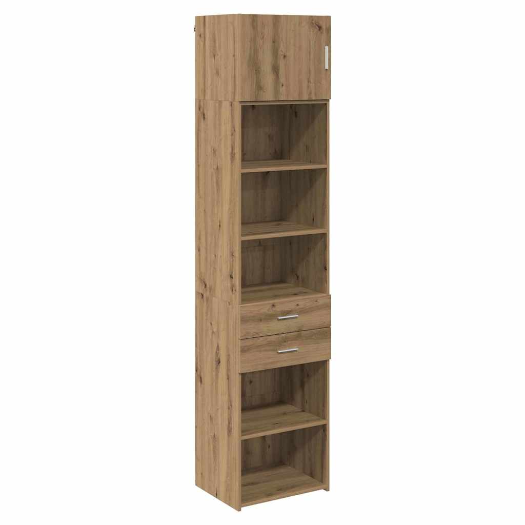Highboard Artisan Eiken 50 x 42,5 x 225 cm Bewerkt hout is nu te koop bij PeponiXL, paradijselijk wonen!