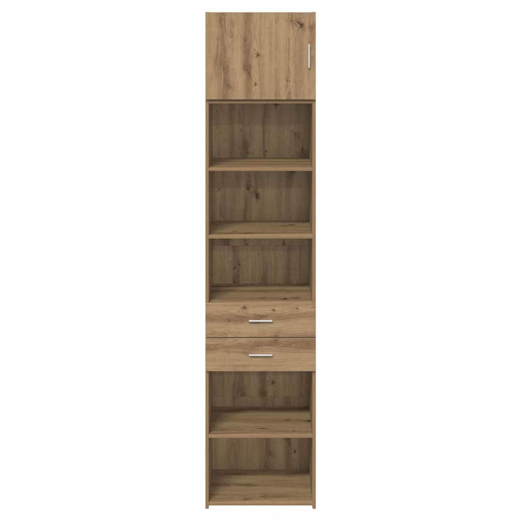 Highboard Artisan Eiken 50 x 42,5 x 225 cm Bewerkt hout is nu te koop bij PeponiXL, paradijselijk wonen!