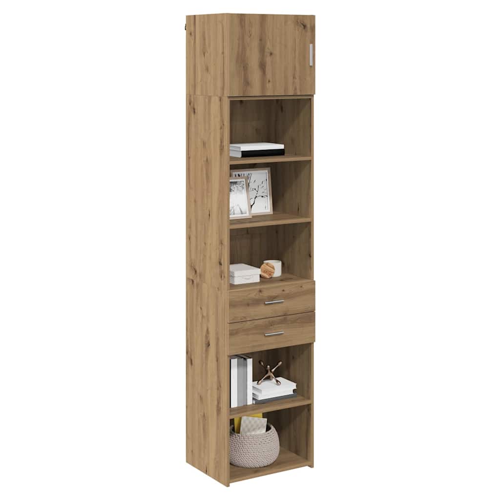 Highboard Artisan Eiken 50 x 42,5 x 225 cm Bewerkt hout is nu te koop bij PeponiXL, paradijselijk wonen!
