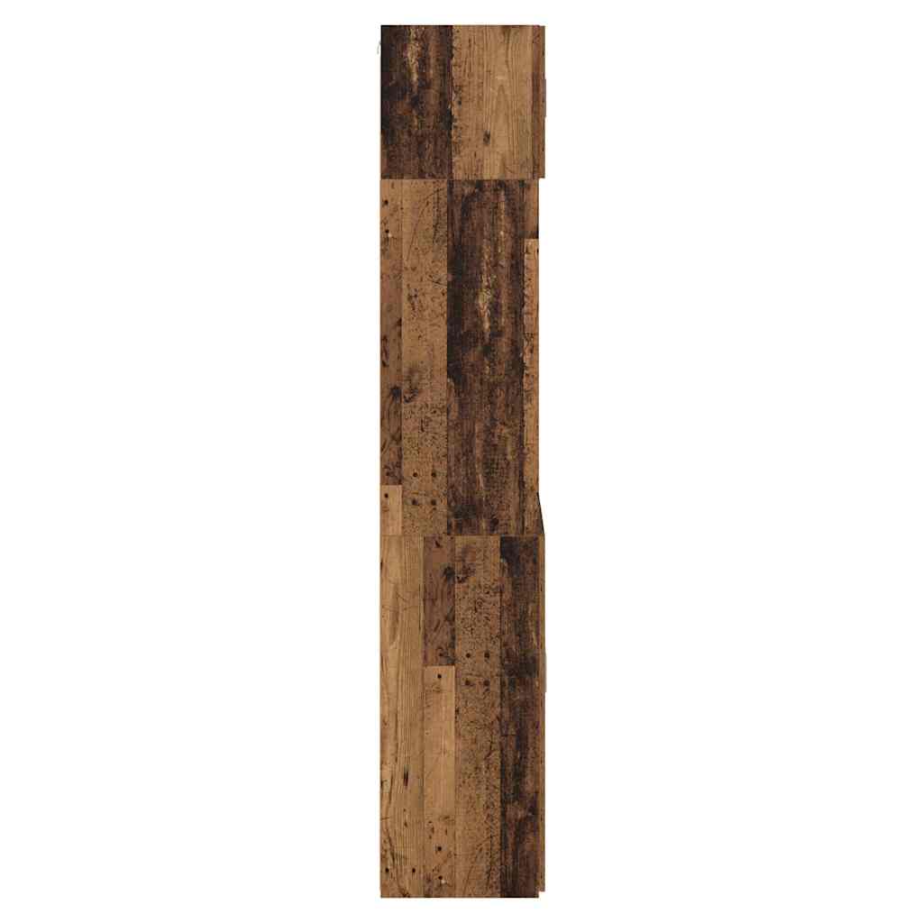 Opbergkast Oud Hout 80 x 42,5 x 225 cm Bewerkt hout is nu te koop bij PeponiXL, paradijselijk wonen!