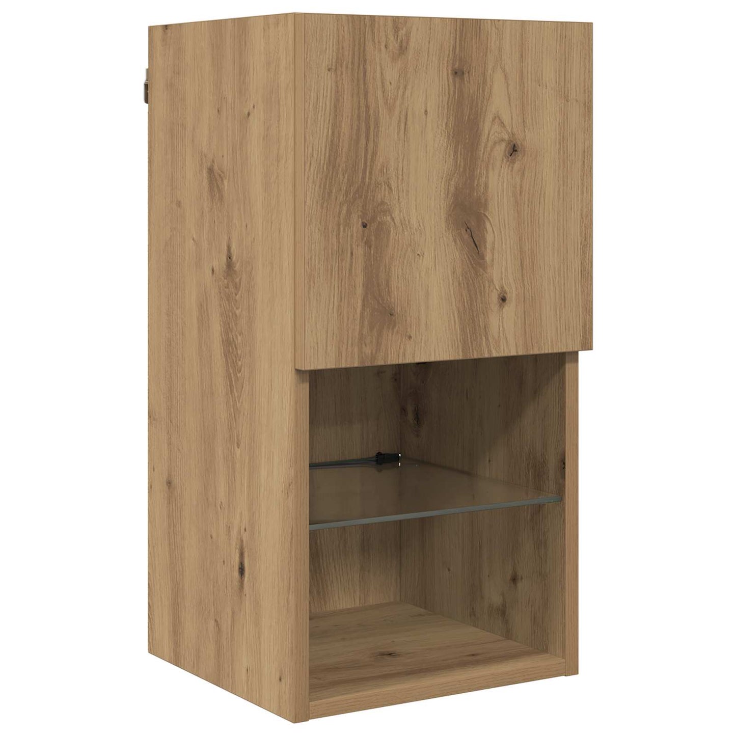TV-wandmeubel Wandgemonteerd 6 pcs Artisan Eiken Bewerkt hout is nu te koop bij PeponiXL, paradijselijk wonen!