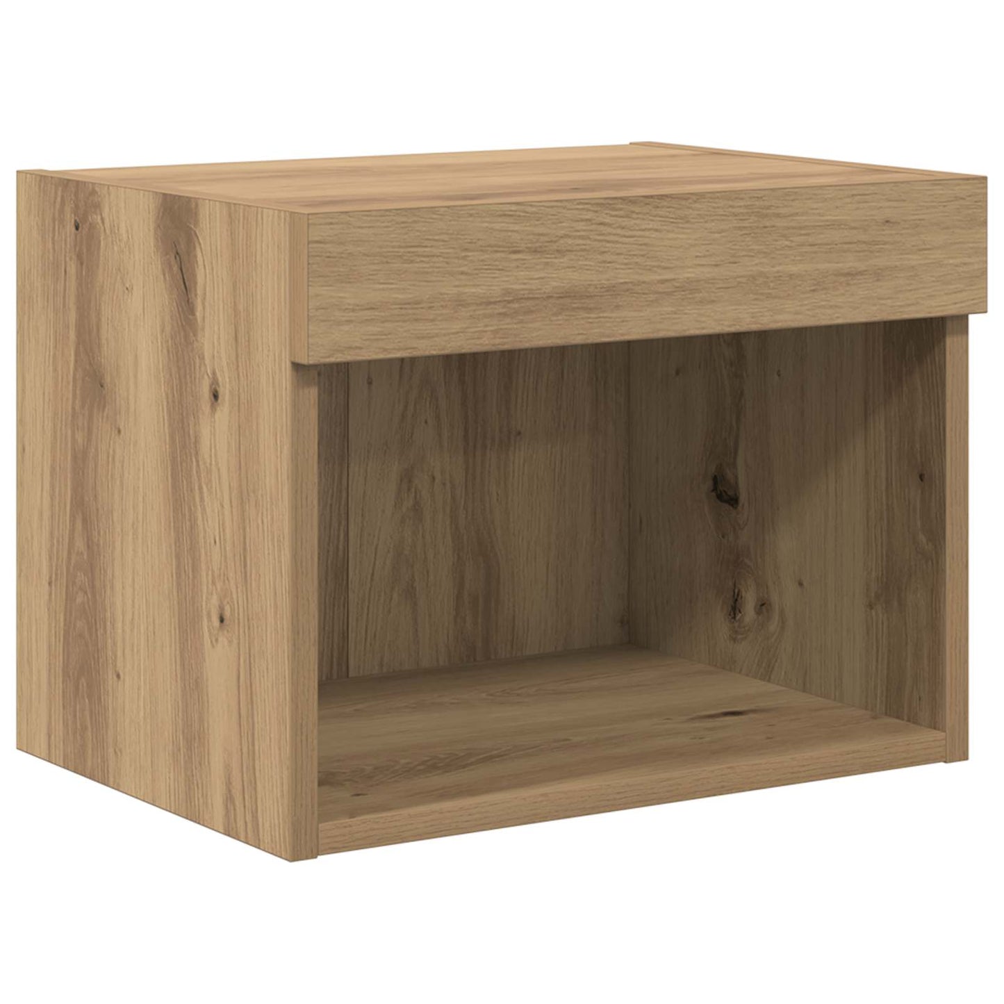 TV Wand Eenheden met LED 5 pcs Artisan Eiken Bewerkt hout is nu te koop bij PeponiXL, paradijselijk wonen!