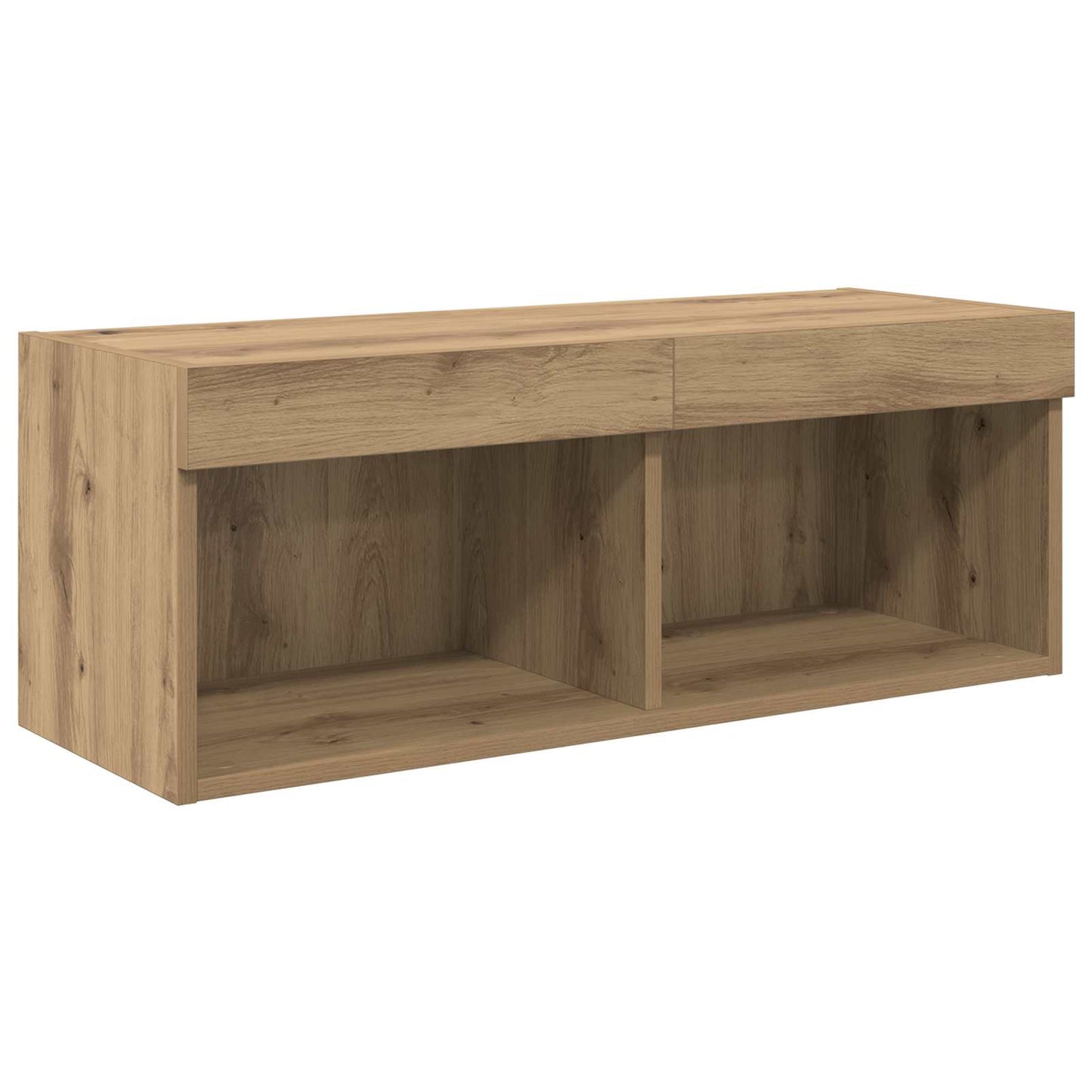 TV Wandmeubels Wandgemonteerd 6 pcs Artisan Eiken Bewerkt hout is nu te koop bij PeponiXL, paradijselijk wonen!