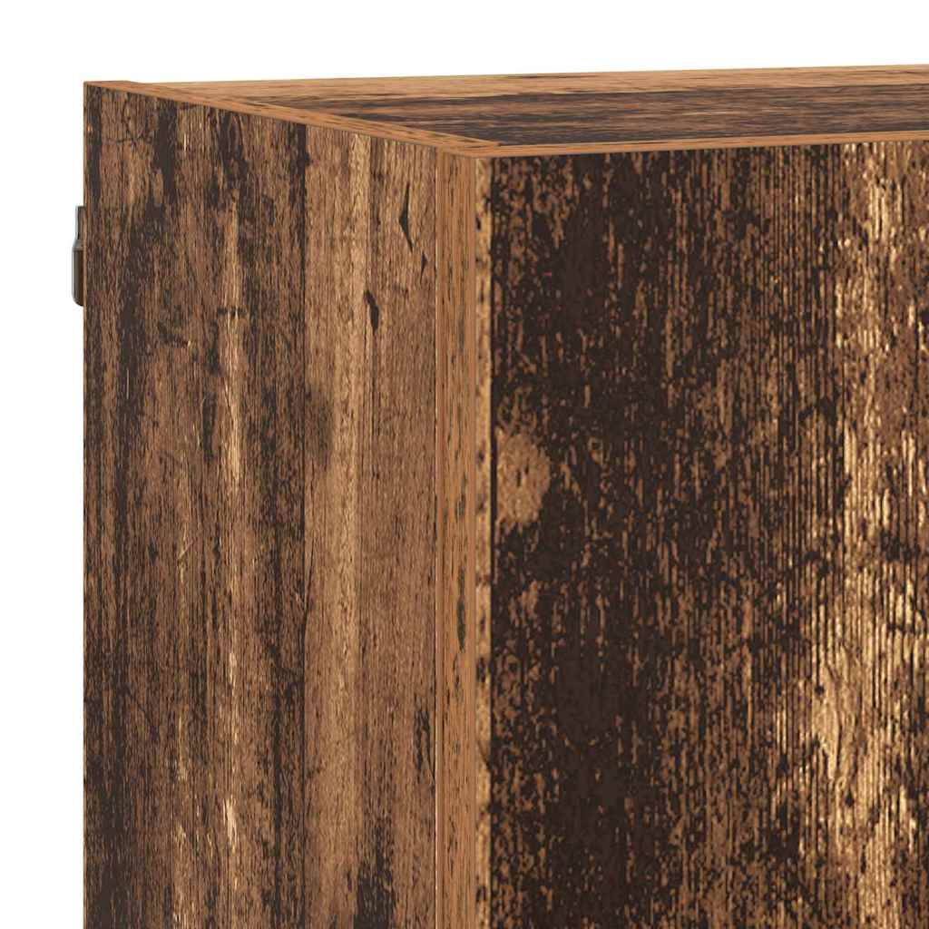 TV Wand Eenheden met LED 5 pcs Oud Hout 40,5 x 30 x 90 cm is nu te koop bij PeponiXL, paradijselijk wonen!