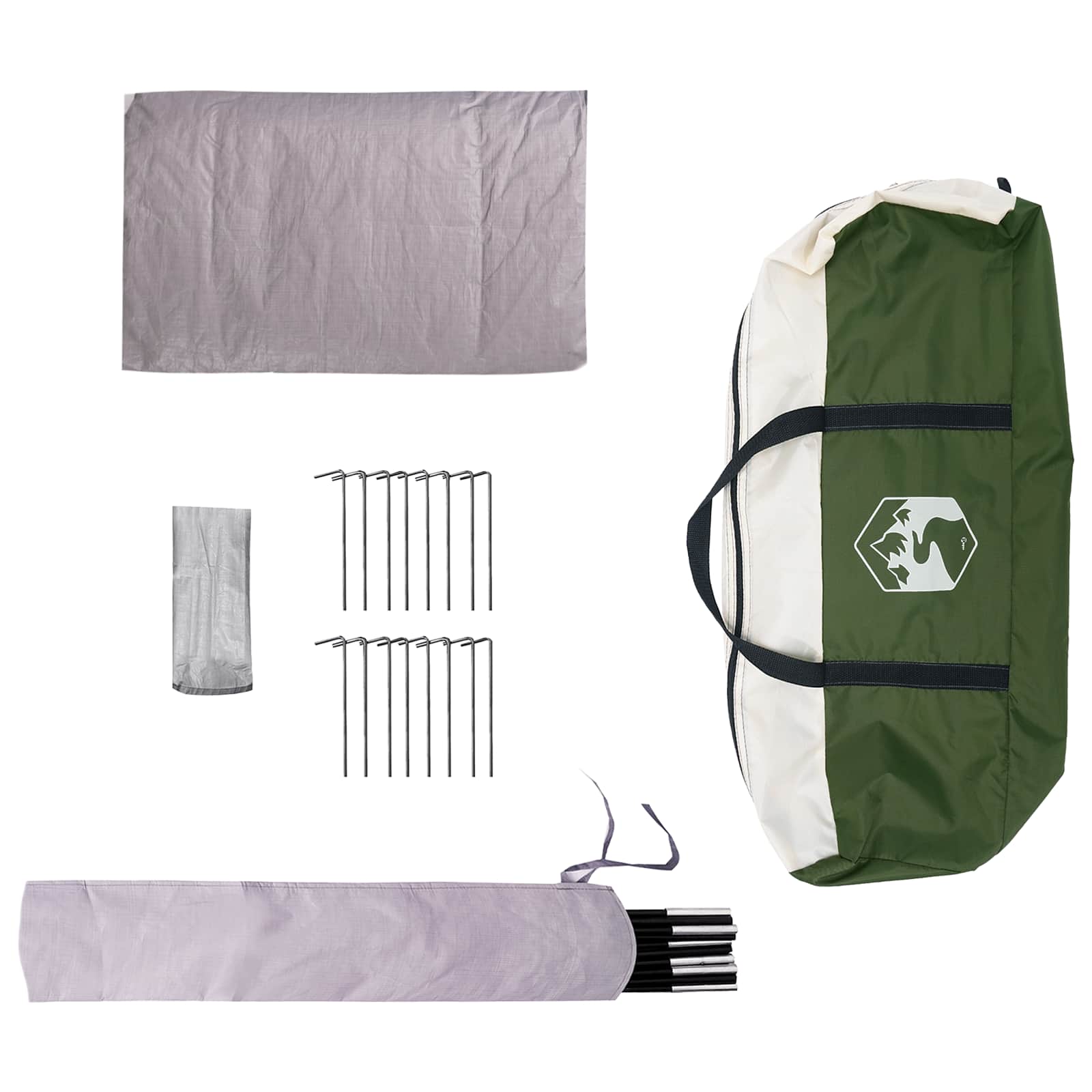 Gezinstent Groen 18-Persoon 185T Polyester met PU Coating is nu te koop bij PeponiXL, paradijselijk wonen!