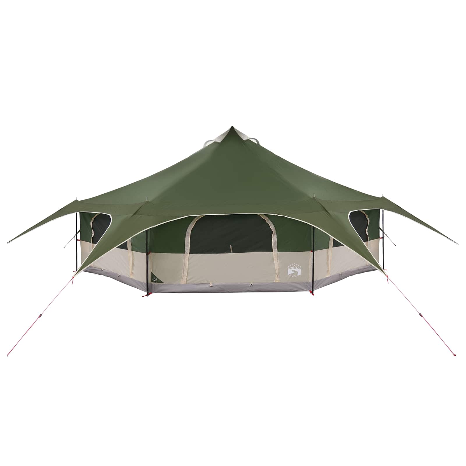 Gezinstent Groen 18-Persoon 185T Polyester met PU Coating is nu te koop bij PeponiXL, paradijselijk wonen!