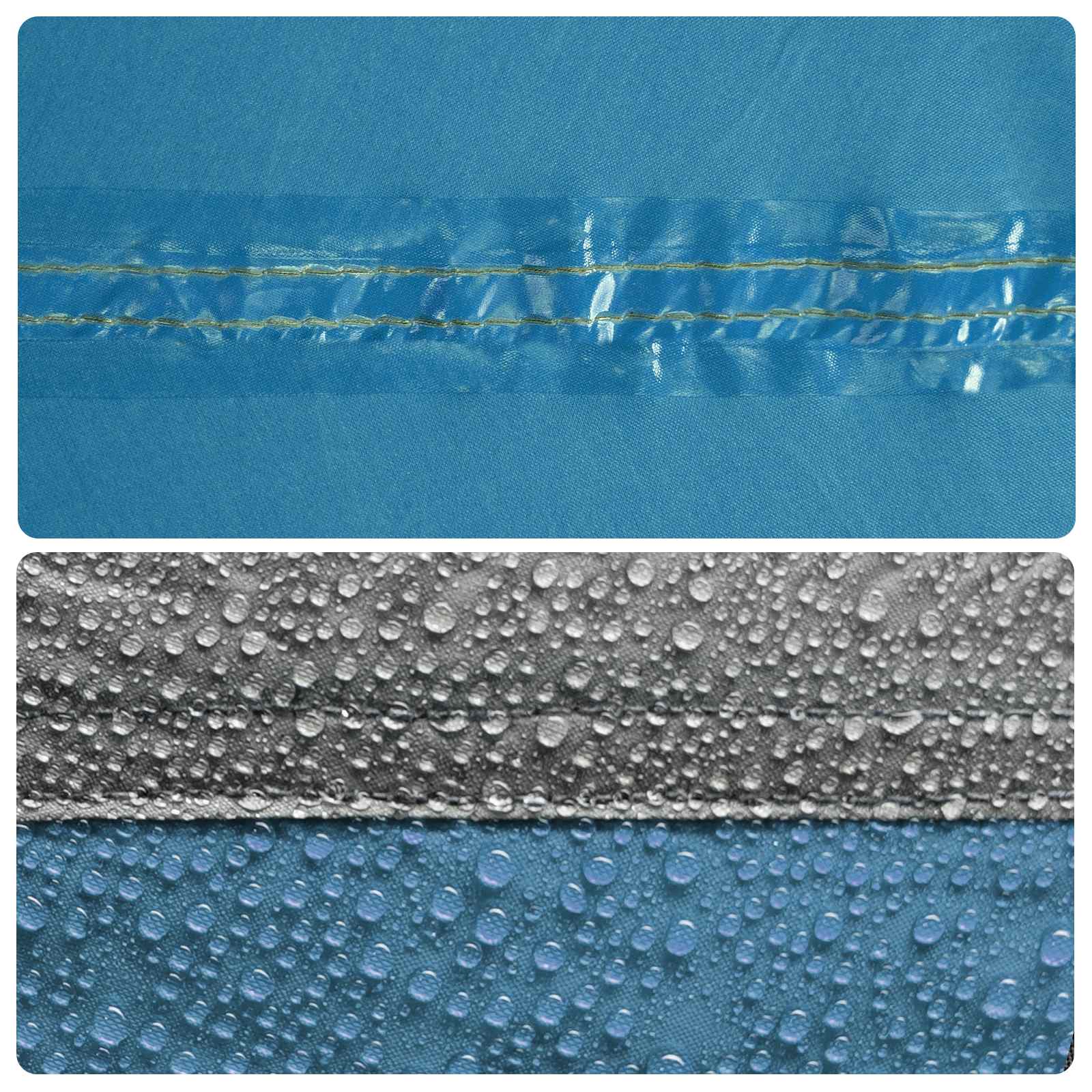 Backpacking Tent Blauw 2-persoons 185T Polyester met PU Coating is nu te koop bij PeponiXL, paradijselijk wonen!