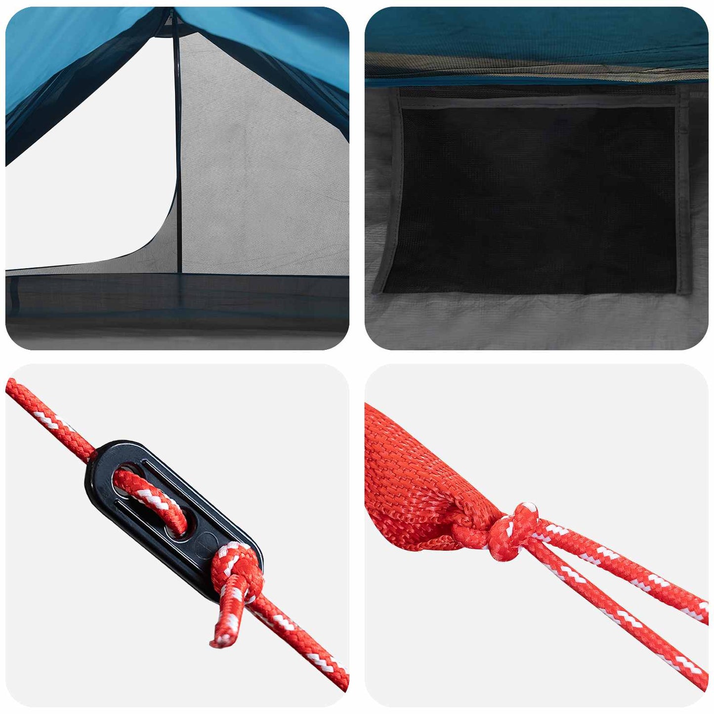 Backpacking Tent Blauw 222 x 85 x 125 cm is nu te koop bij PeponiXL, paradijselijk wonen!