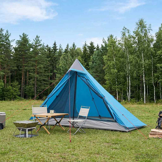 Backpacking Tent Blauw 222 x 85 x 125 cm is nu te koop bij PeponiXL, paradijselijk wonen!