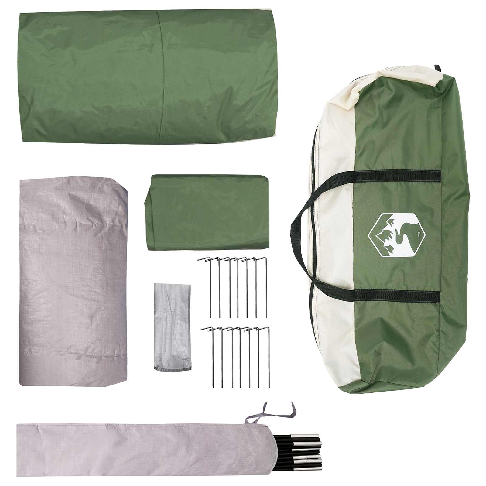 Tunneltent Groen 275 x 240 x 200 cm is nu te koop bij PeponiXL, paradijselijk wonen!