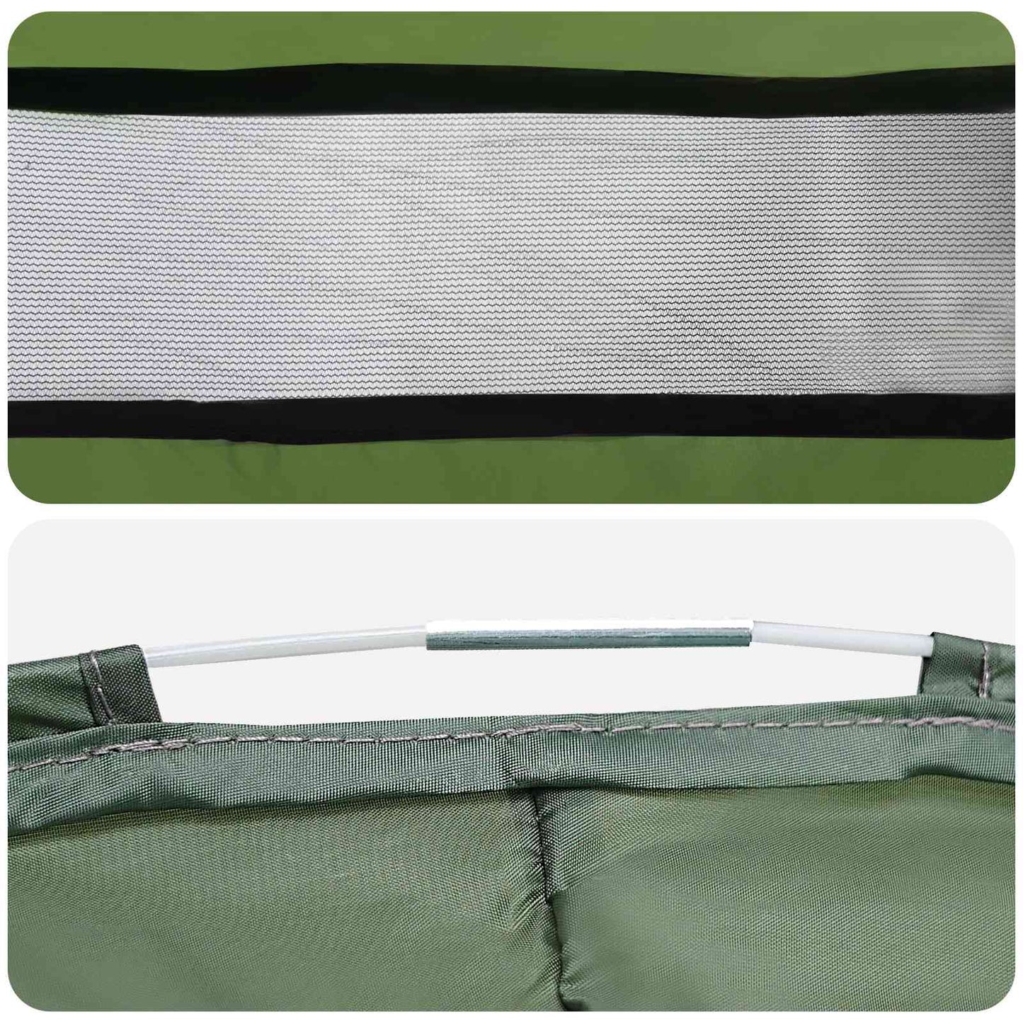 Pop-up Toilet Tent met Hangende Touw Groen 97 x 126 cm is nu te koop bij PeponiXL, paradijselijk wonen!