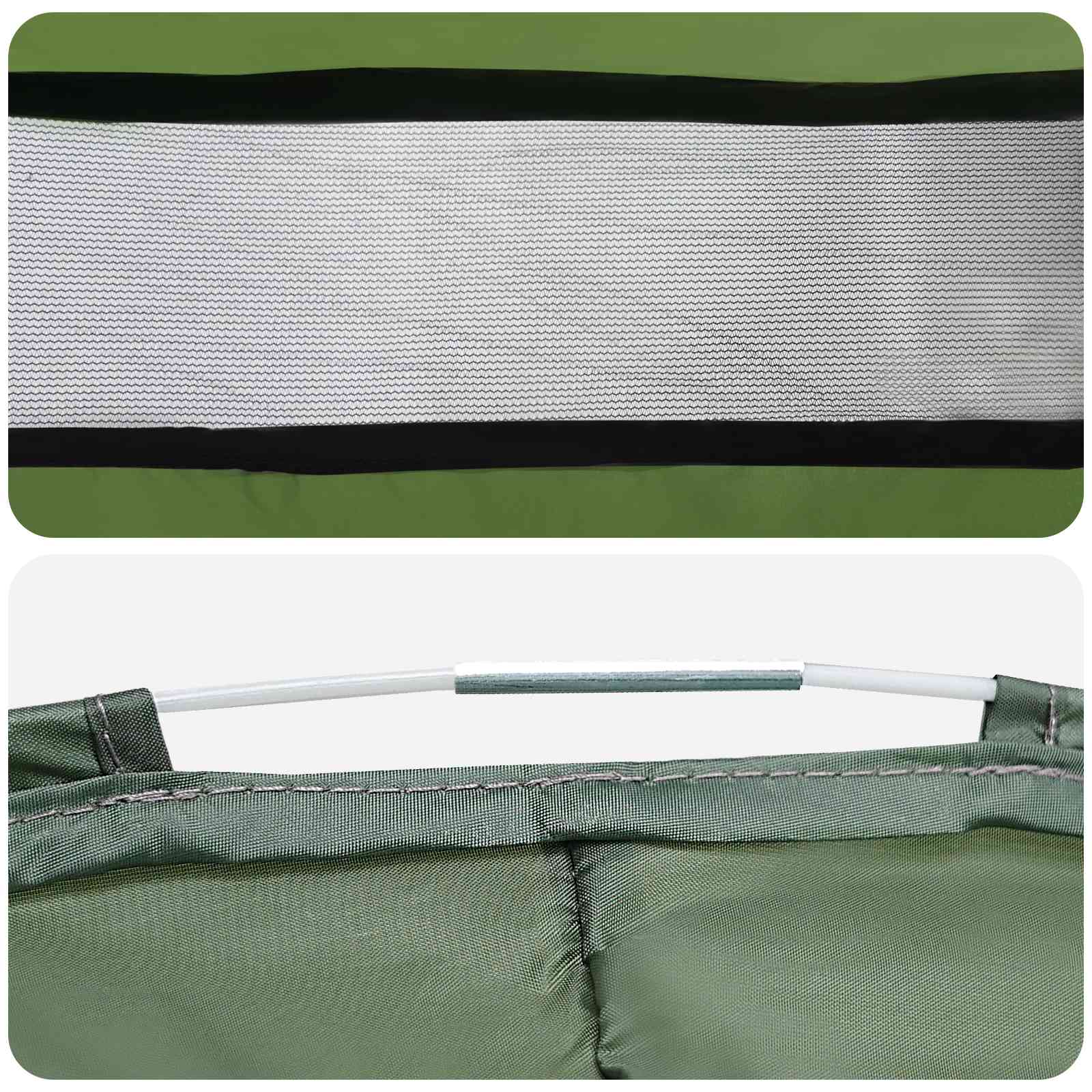 Pop-up Toilet Tent met Hangende Touw Groen 97 x 126 cm is nu te koop bij PeponiXL, paradijselijk wonen!