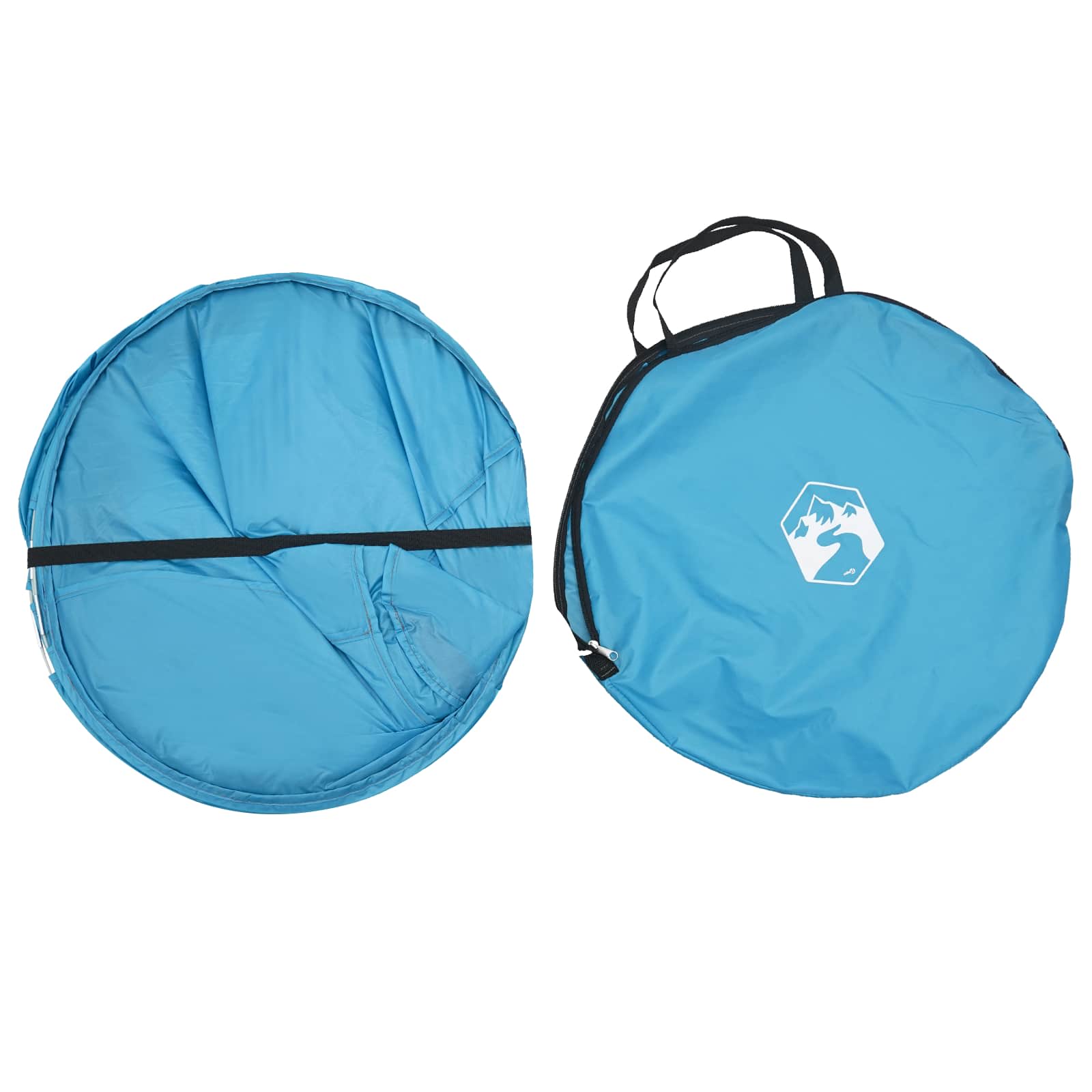 Pop-up Toilet Tent met Hangende Touw Blauw 97 x 126 cm is nu te koop bij PeponiXL, paradijselijk wonen!