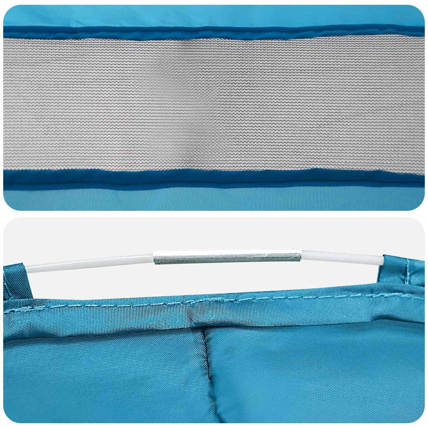Pop-up Toilet Tent met Hangende Touw Blauw 97 x 126 cm is nu te koop bij PeponiXL, paradijselijk wonen!