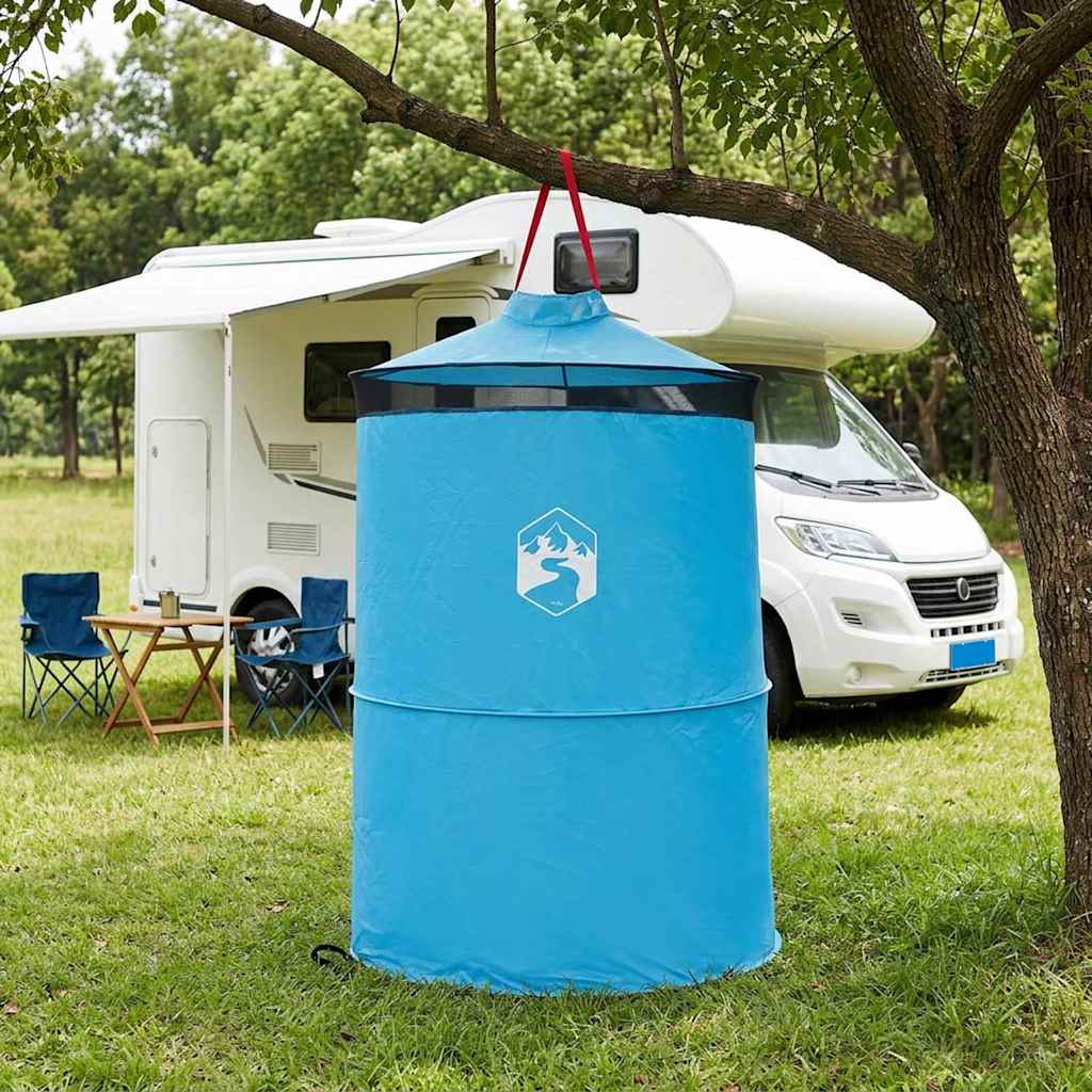 Pop-up Toilet Tent met Hangende Touw Blauw 97 x 126 cm is nu te koop bij PeponiXL, paradijselijk wonen!
