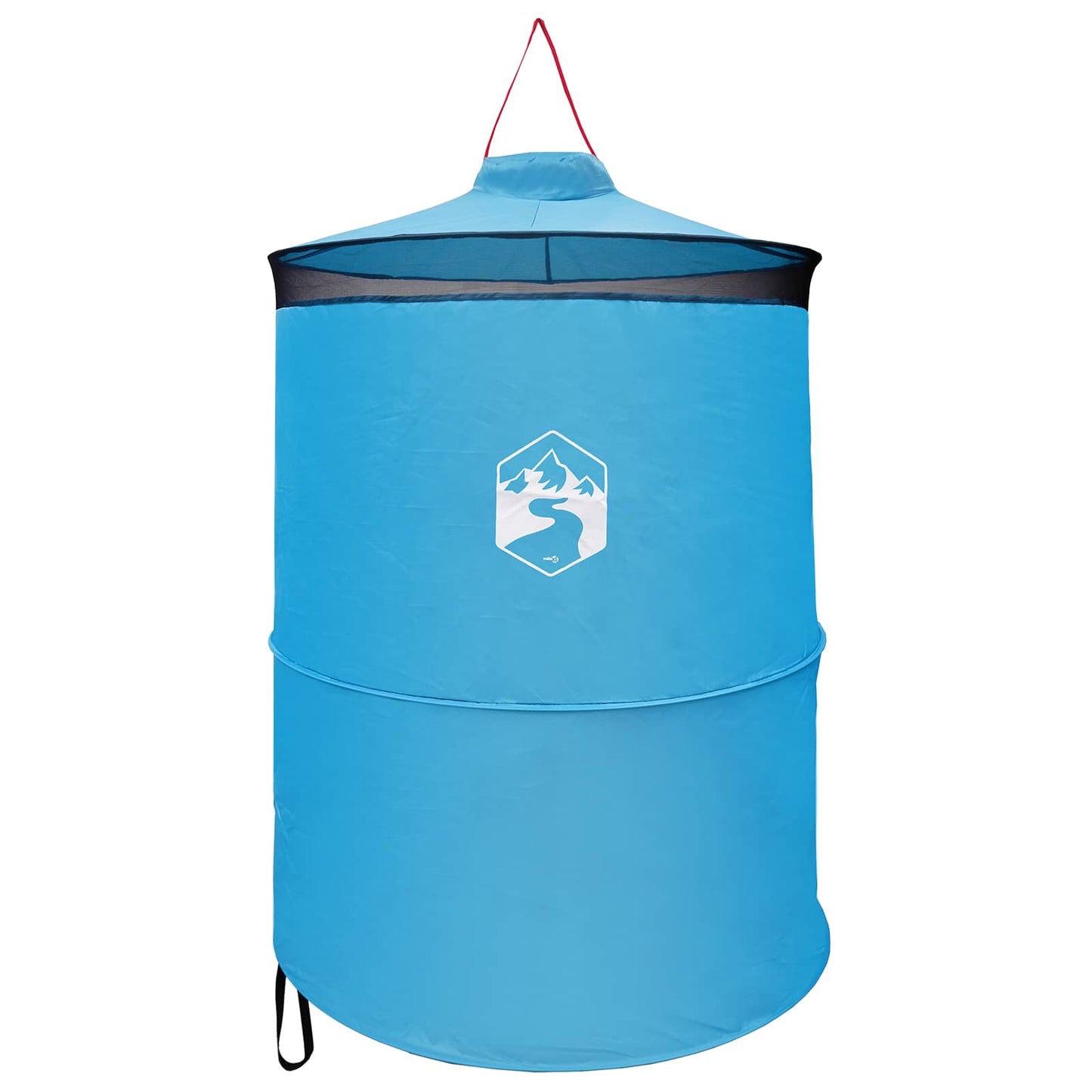 Pop-up Toilet Tent met Hangende Touw Blauw 97 x 126 cm is nu te koop bij PeponiXL, paradijselijk wonen!