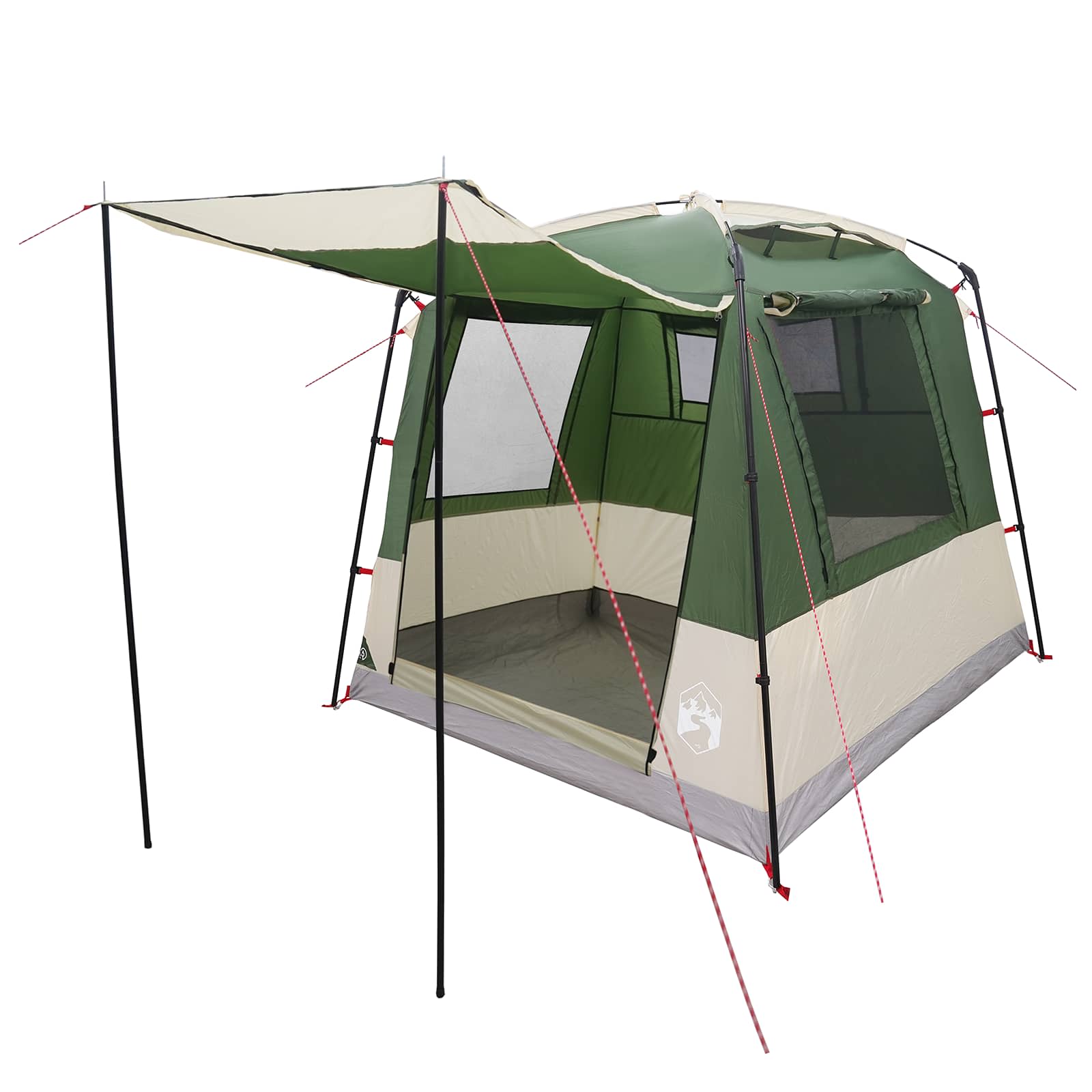 Partytent Groen 4-persoons 185T Polyester met PU Coating is nu te koop bij PeponiXL, paradijselijk wonen!