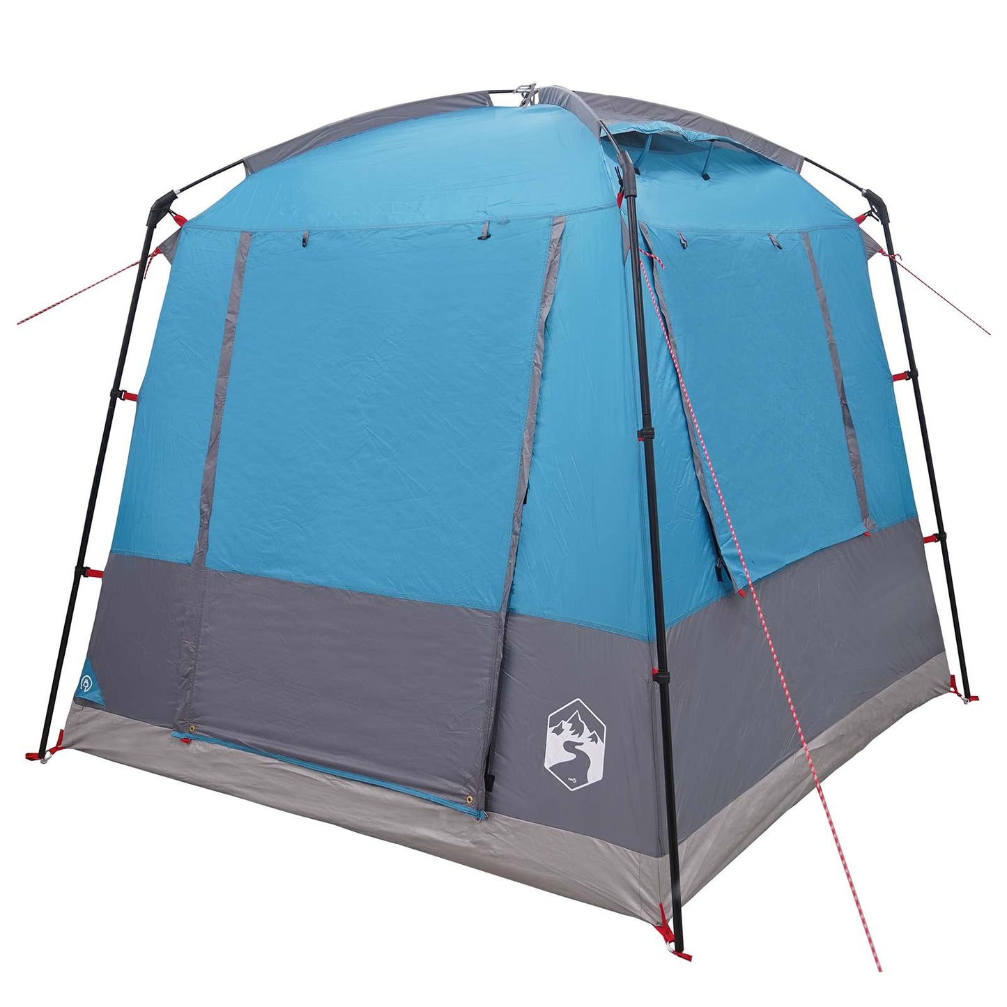Partytent Blauw 4-persoons 185T Polyester met PU Coating is nu te koop bij PeponiXL, paradijselijk wonen!