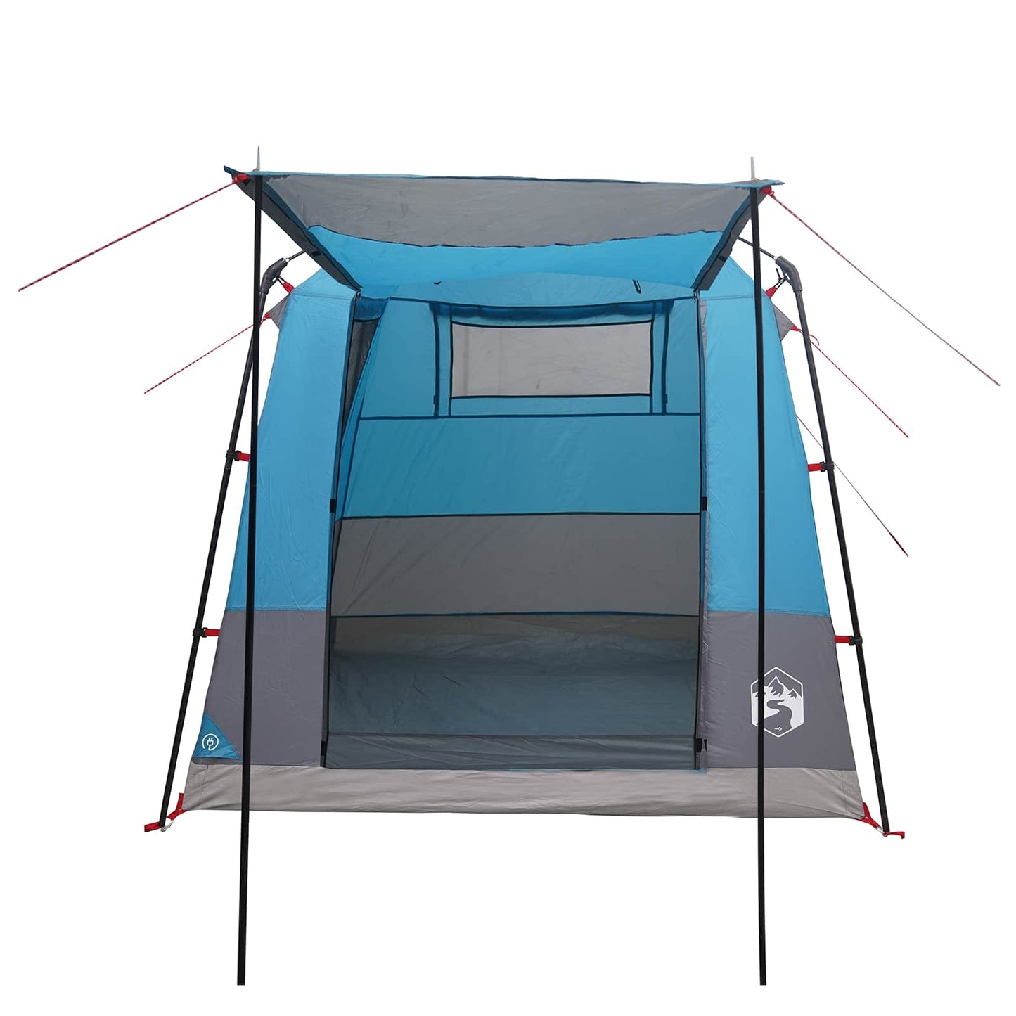 Partytent Blauw 4-persoons 185T Polyester met PU Coating is nu te koop bij PeponiXL, paradijselijk wonen!
