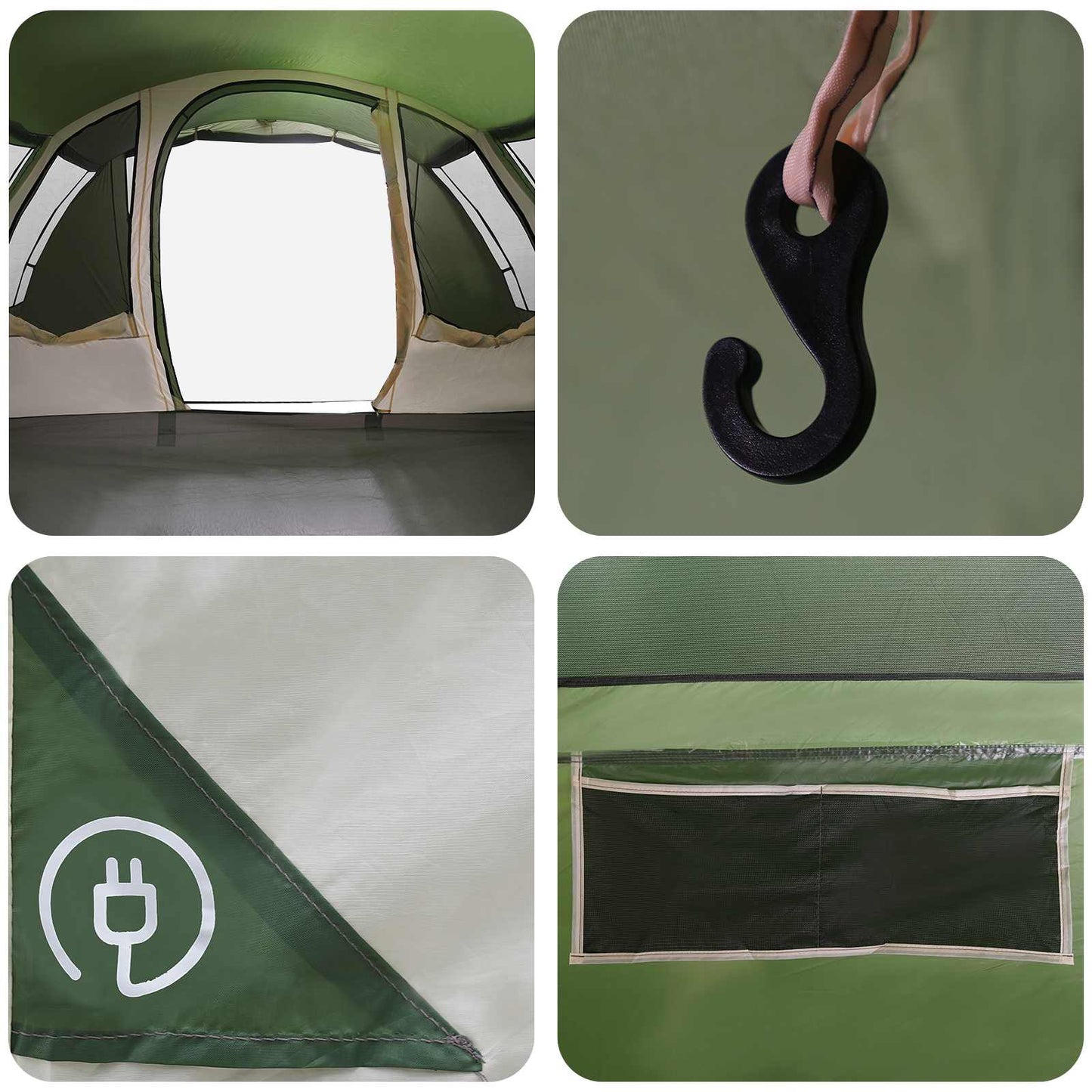 Tunneltent Groen 675 x 392 x 210 cm is nu te koop bij PeponiXL, paradijselijk wonen!