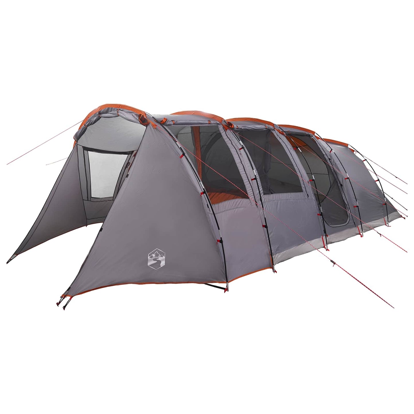 Tunneltent Grijs en Oranje 675 x 392 x 210 cm is nu te koop bij PeponiXL, paradijselijk wonen!