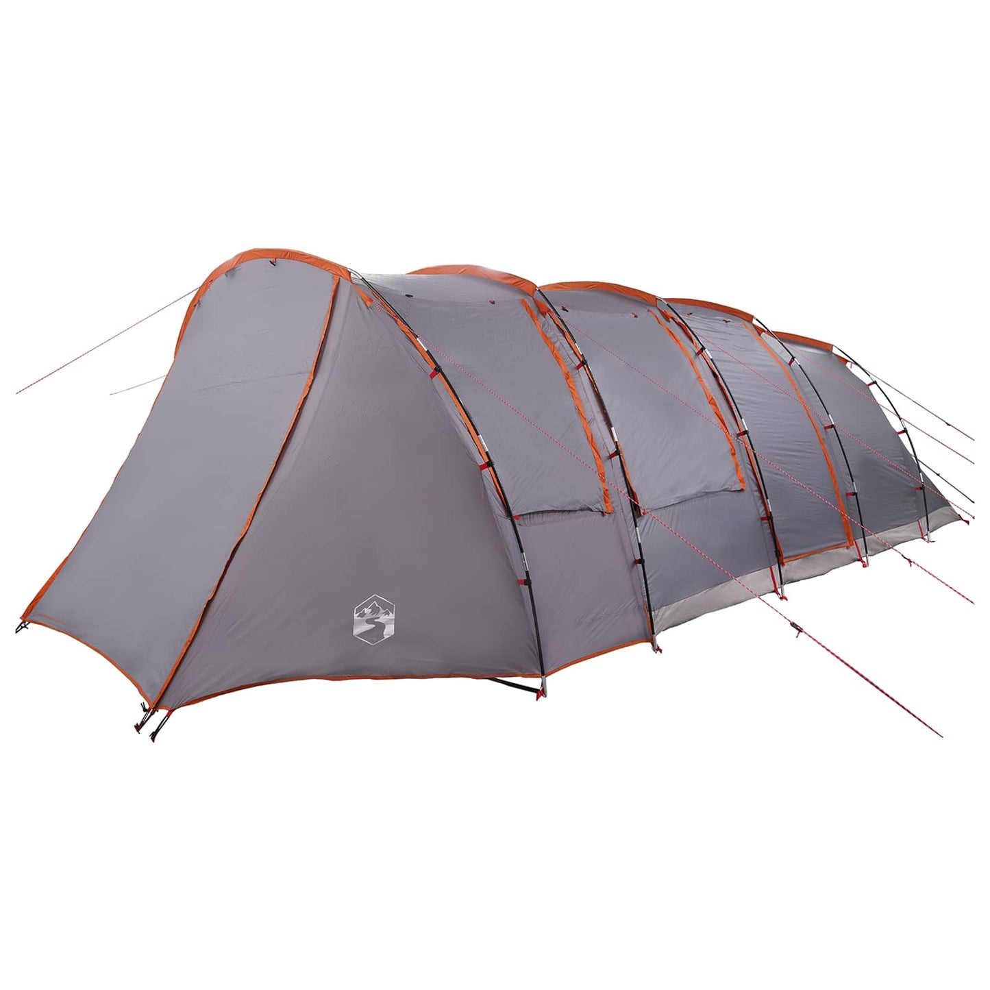 Tunneltent Grijs en Oranje 675 x 392 x 210 cm is nu te koop bij PeponiXL, paradijselijk wonen!