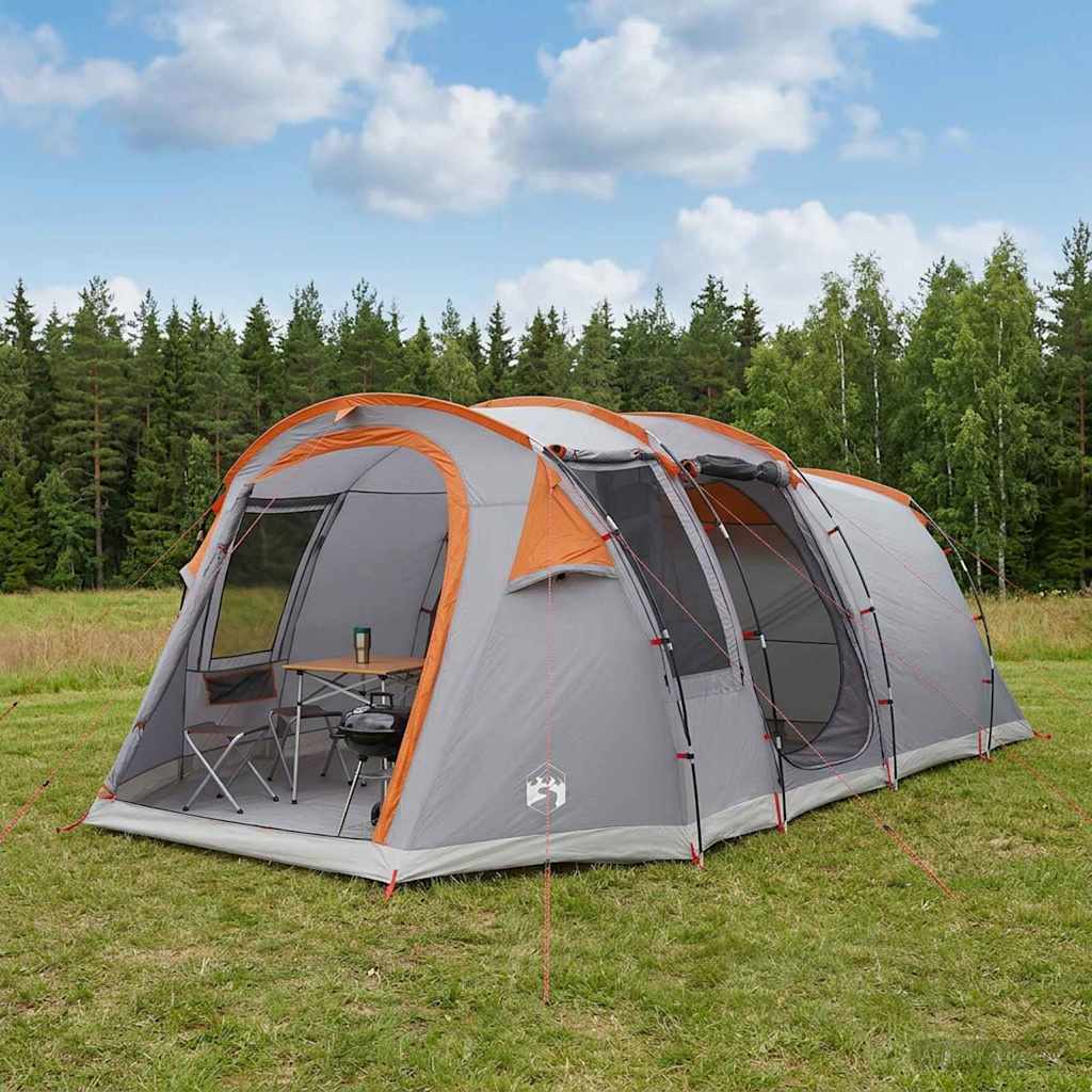 Tunneltent Grijs en Oranje 505 x 330 x 204 cm is nu te koop bij PeponiXL, paradijselijk wonen!