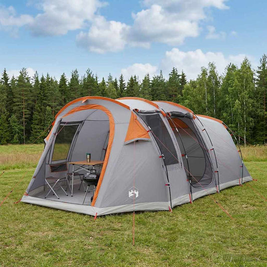 Tunneltent Grijs en Oranje 505 x 330 x 204 cm is nu te koop bij PeponiXL, paradijselijk wonen!