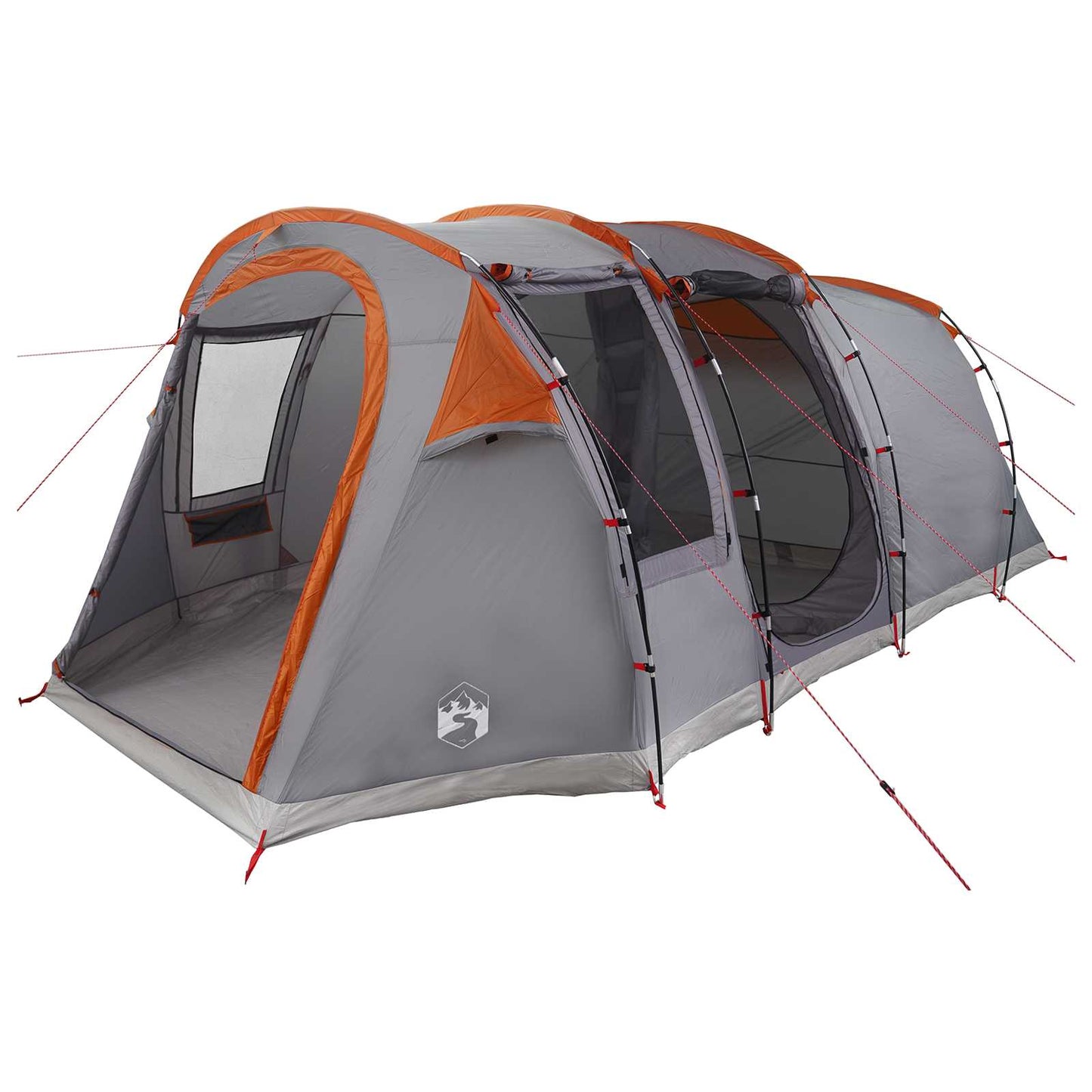 Tunneltent Grijs en Oranje 505 x 330 x 204 cm is nu te koop bij PeponiXL, paradijselijk wonen!