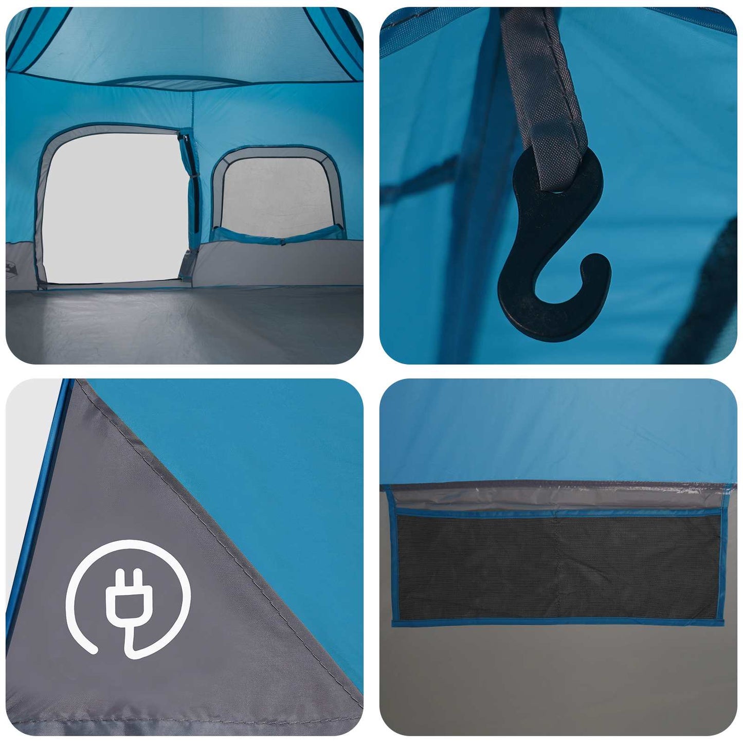 Directe Tent Blauw 340 x 280 x 190 cm is nu te koop bij PeponiXL, paradijselijk wonen!