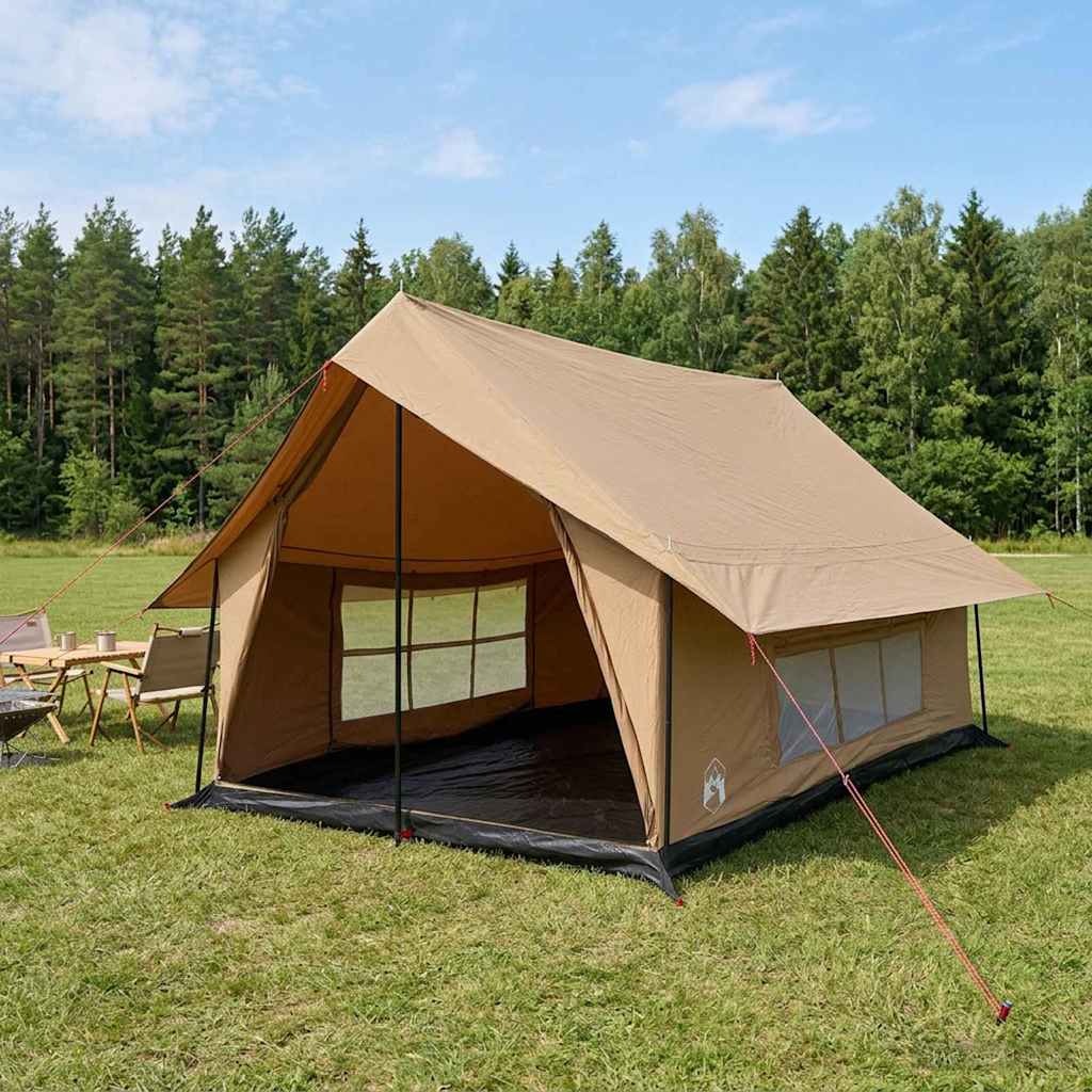 Huisje Tent Bruin 340 x 246 x 210 cm Polykatoen is nu te koop bij PeponiXL, paradijselijk wonen!