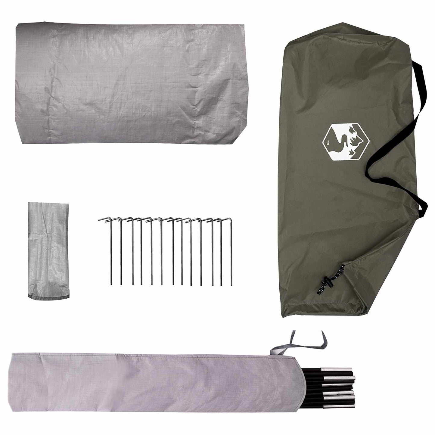 Backpacking Tent Olijfgroen 2-persoons is nu te koop bij PeponiXL, paradijselijk wonen!