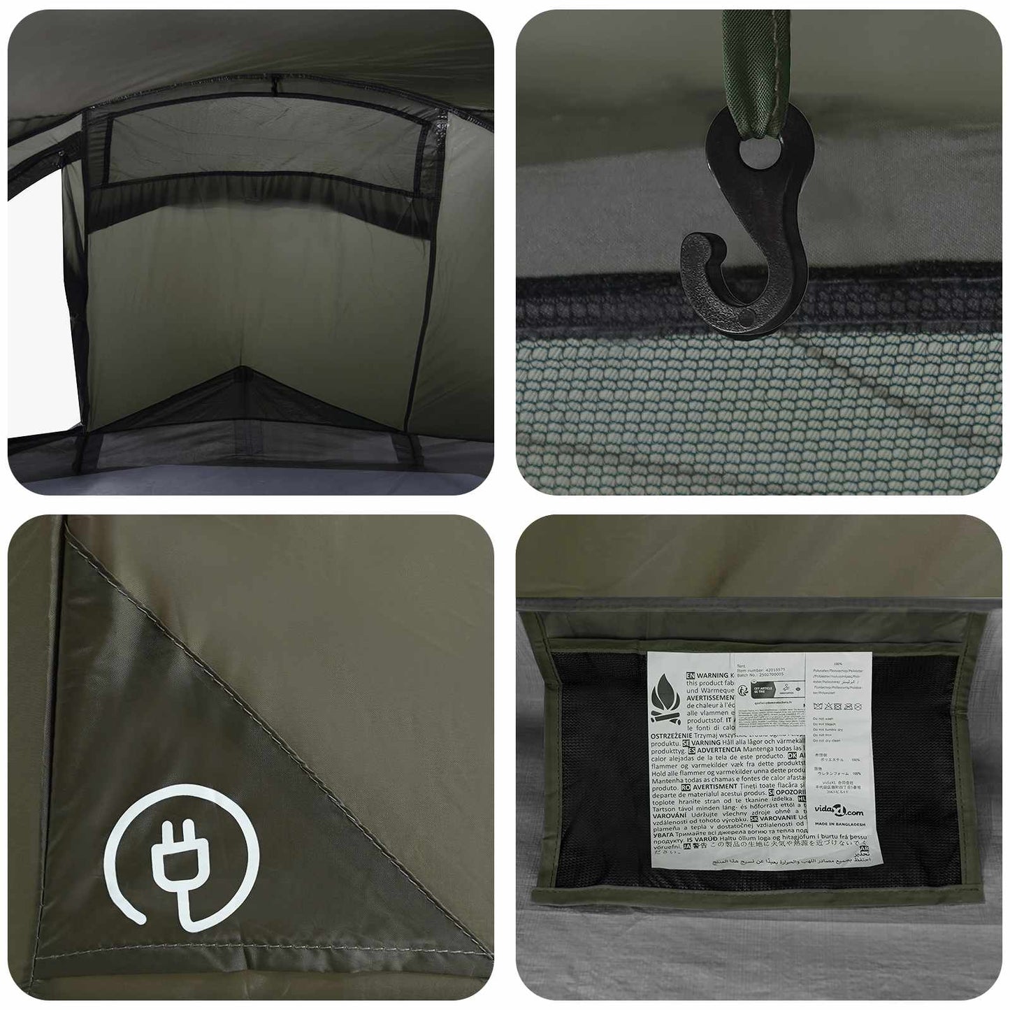 Backpacking Tent Olijfgroen 2-persoons is nu te koop bij PeponiXL, paradijselijk wonen!