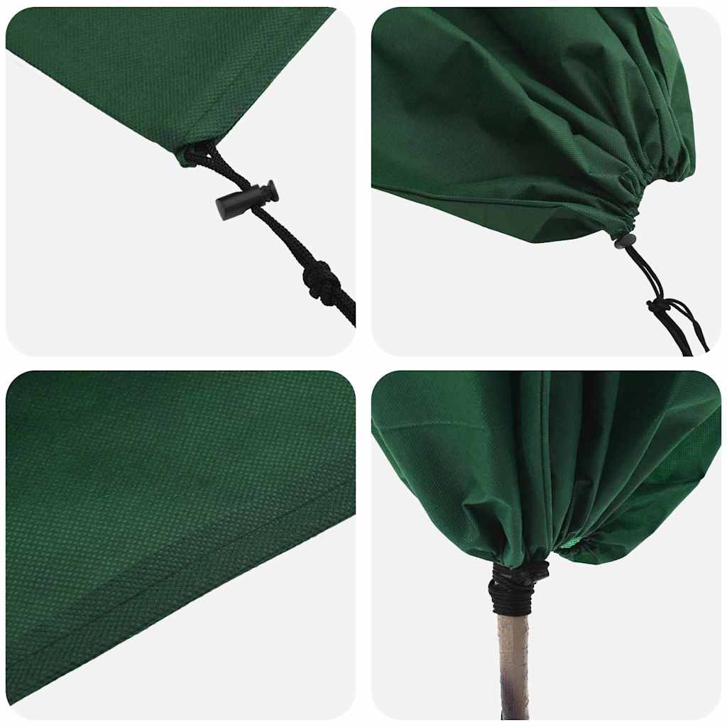 Vorstbescherming Plantenfleece Covers 10 pcs Groen 0,8 x 1,2 m is nu te koop bij PeponiXL, paradijselijk wonen!